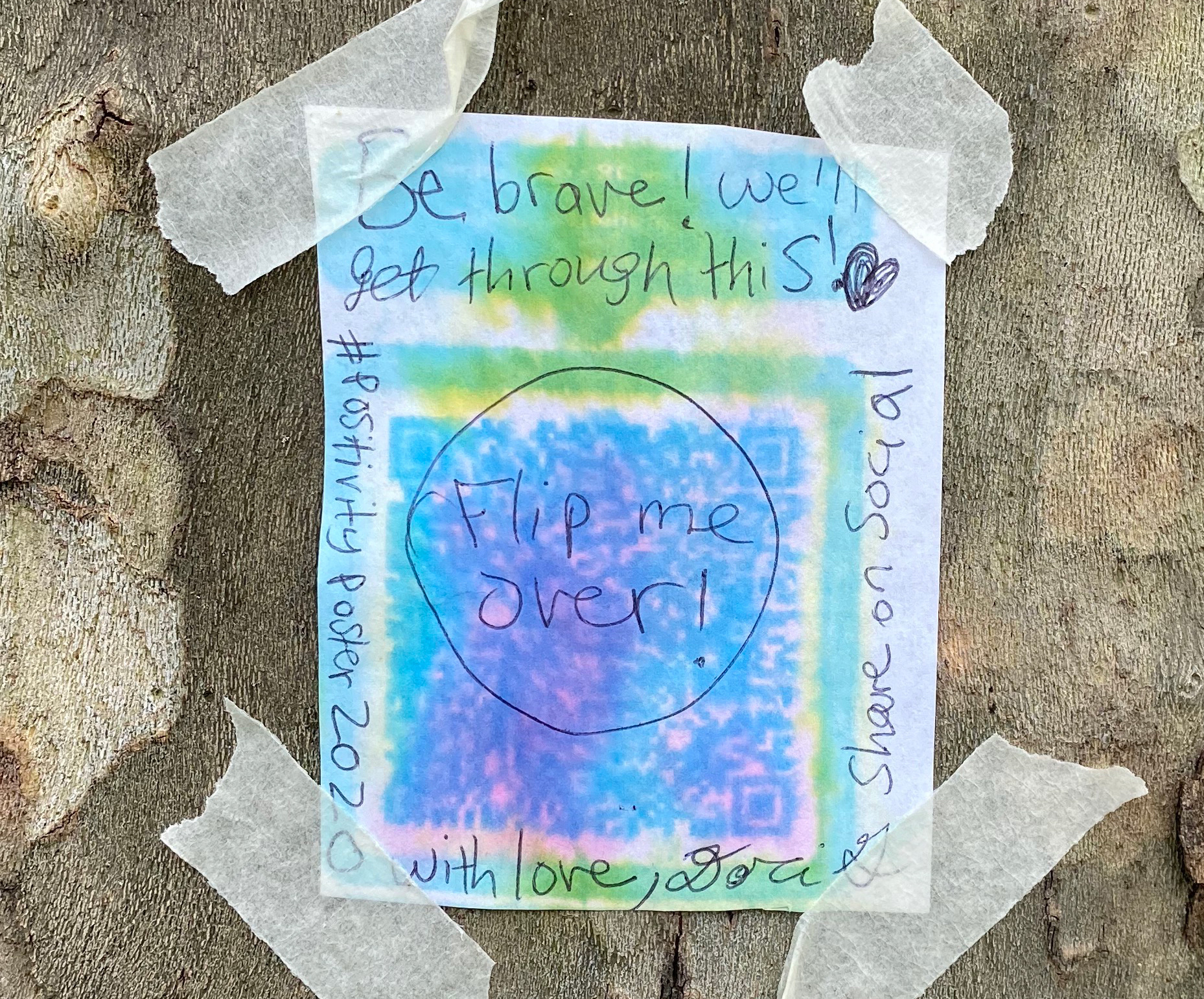 Rain made the codes colorful!