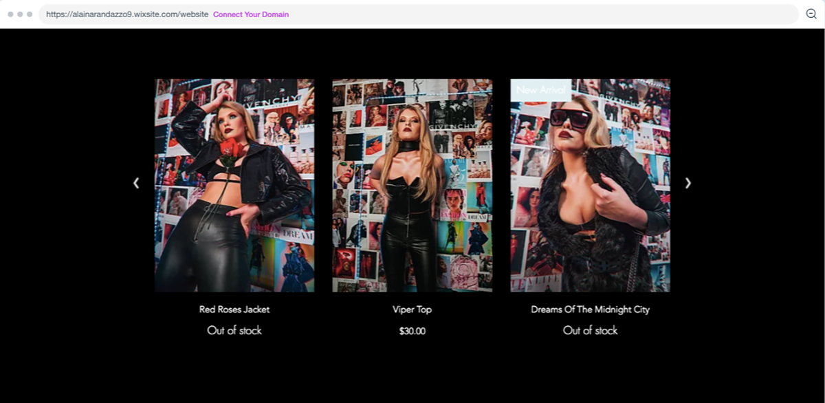 Website mock- up design 