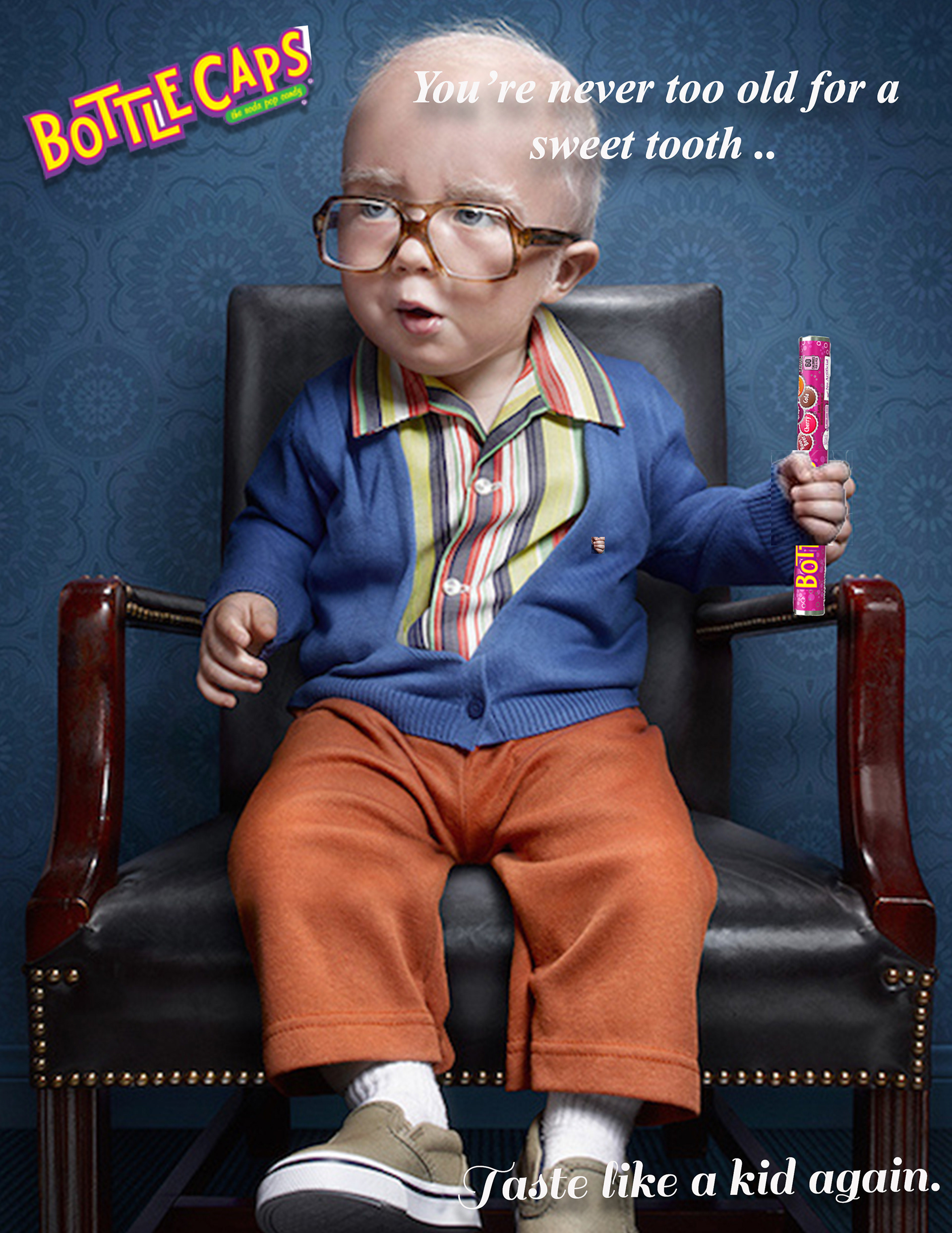 "You're Never Too Old For A Sweet-tooth" campaign