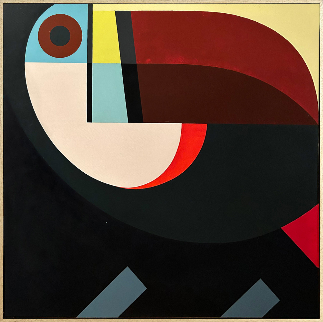 - Acrylic painting, contemporary art, Slovak artist, Vlado Korcek, Vladimir Korcek, folk art, ethno