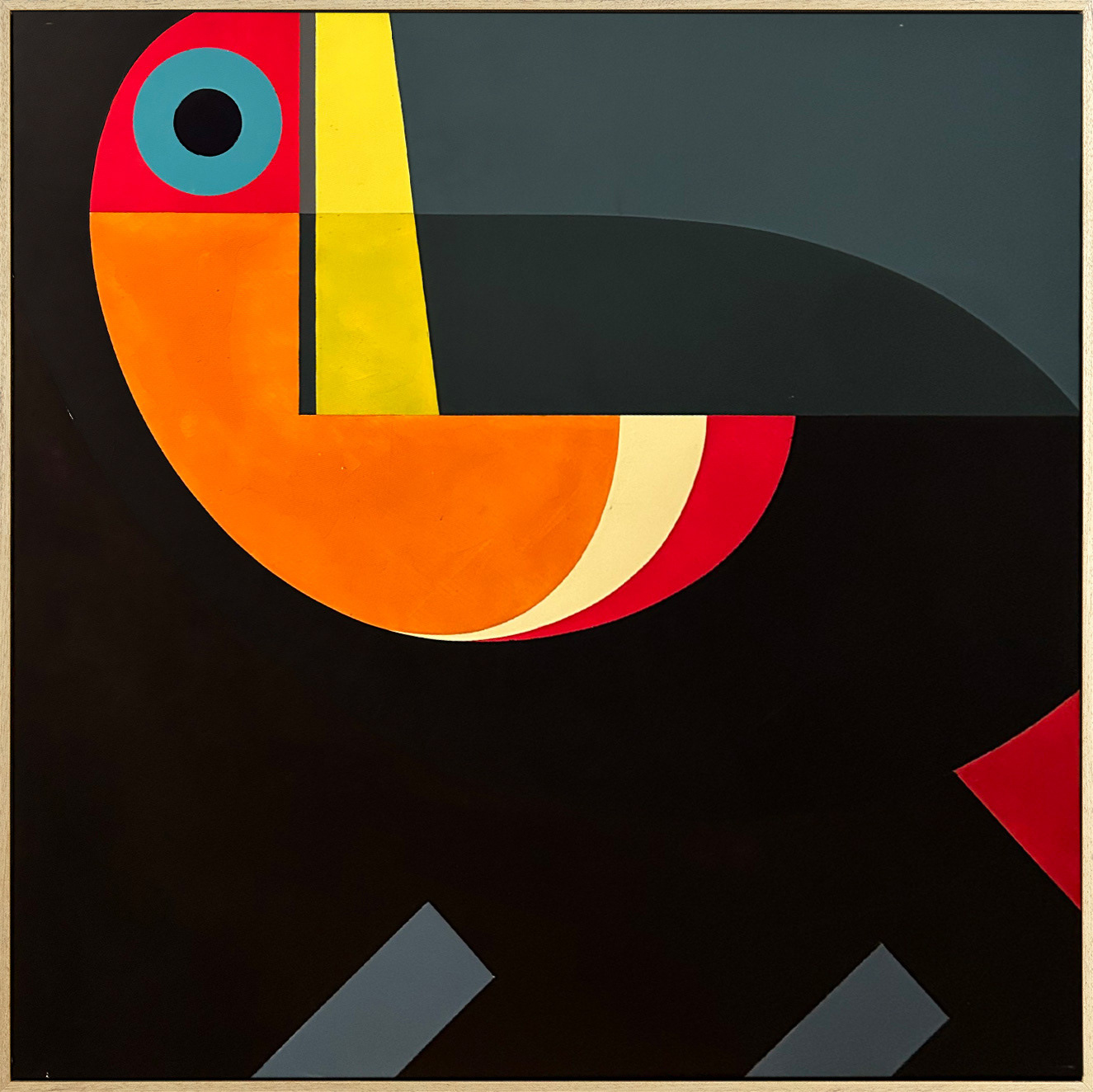 - Acrylic painting, contemporary art, Slovak artist, Vlado Korcek, Vladimir Korcek, folk art, ethno