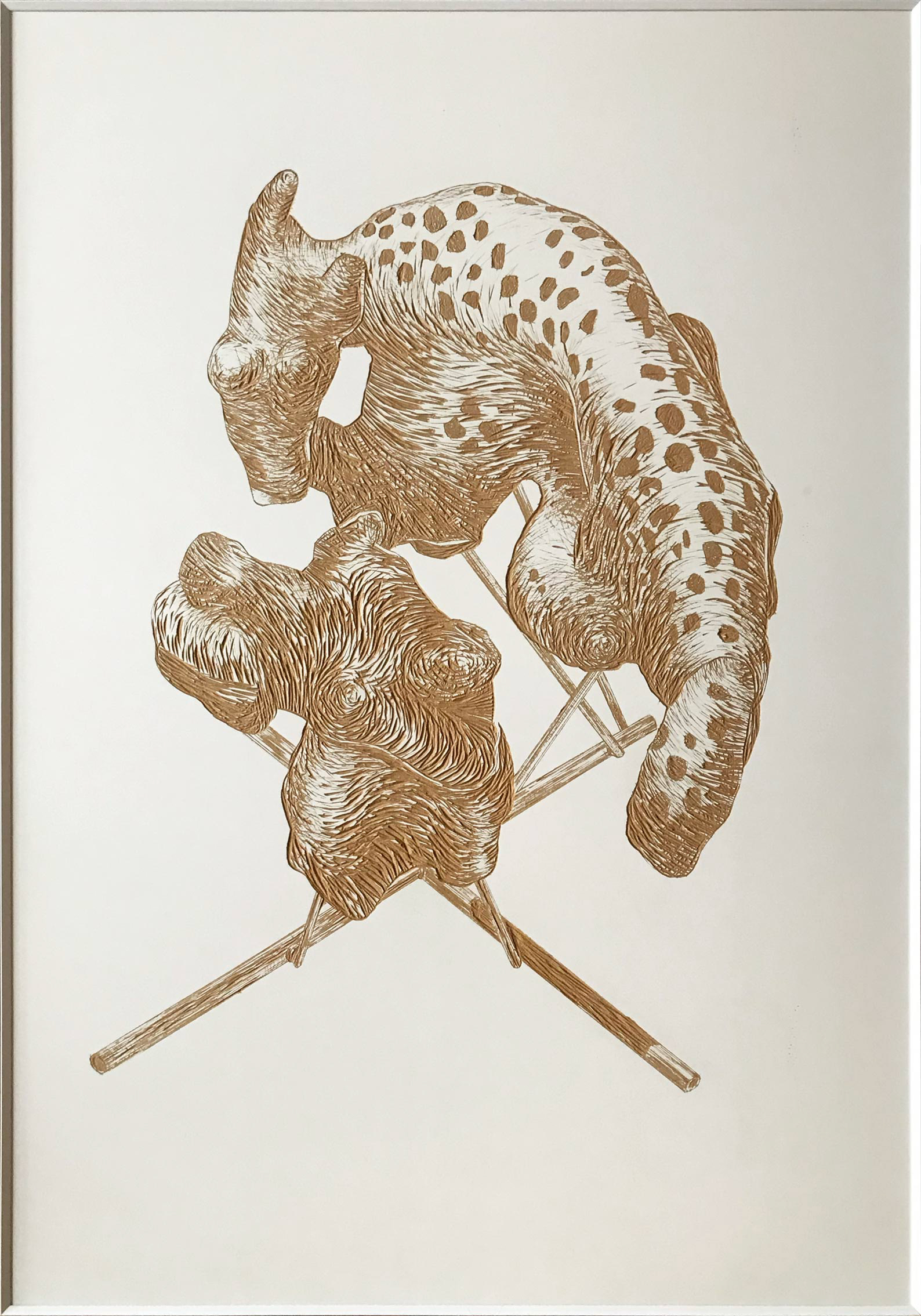 - Acrylic painting, contemporary art, Slovak artist, Vlado Korcek, Vladimir Korcek, folk art, ethno