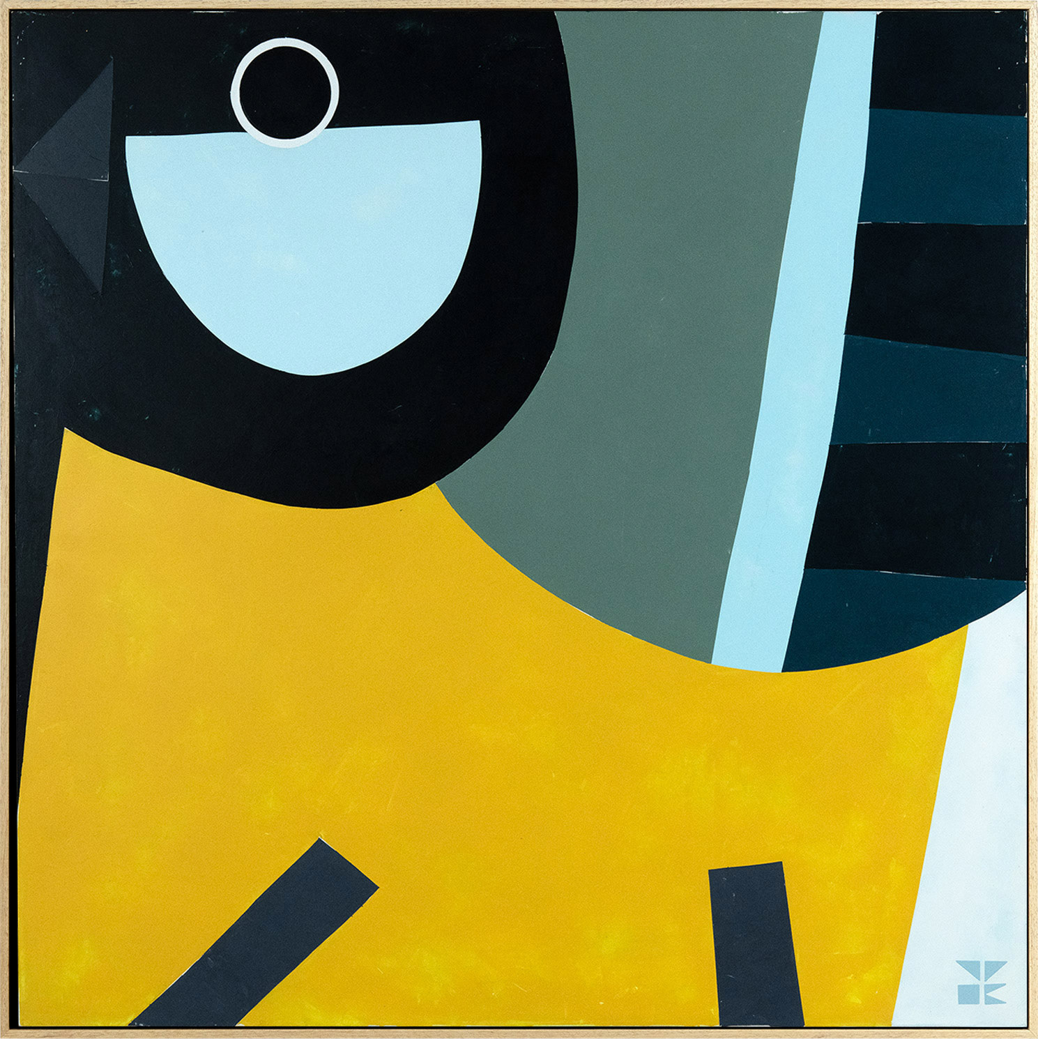 - Acrylic painting, contemporary art, Slovak artist, Vlado Korcek, Vladimir Korcek, folk art, ethno