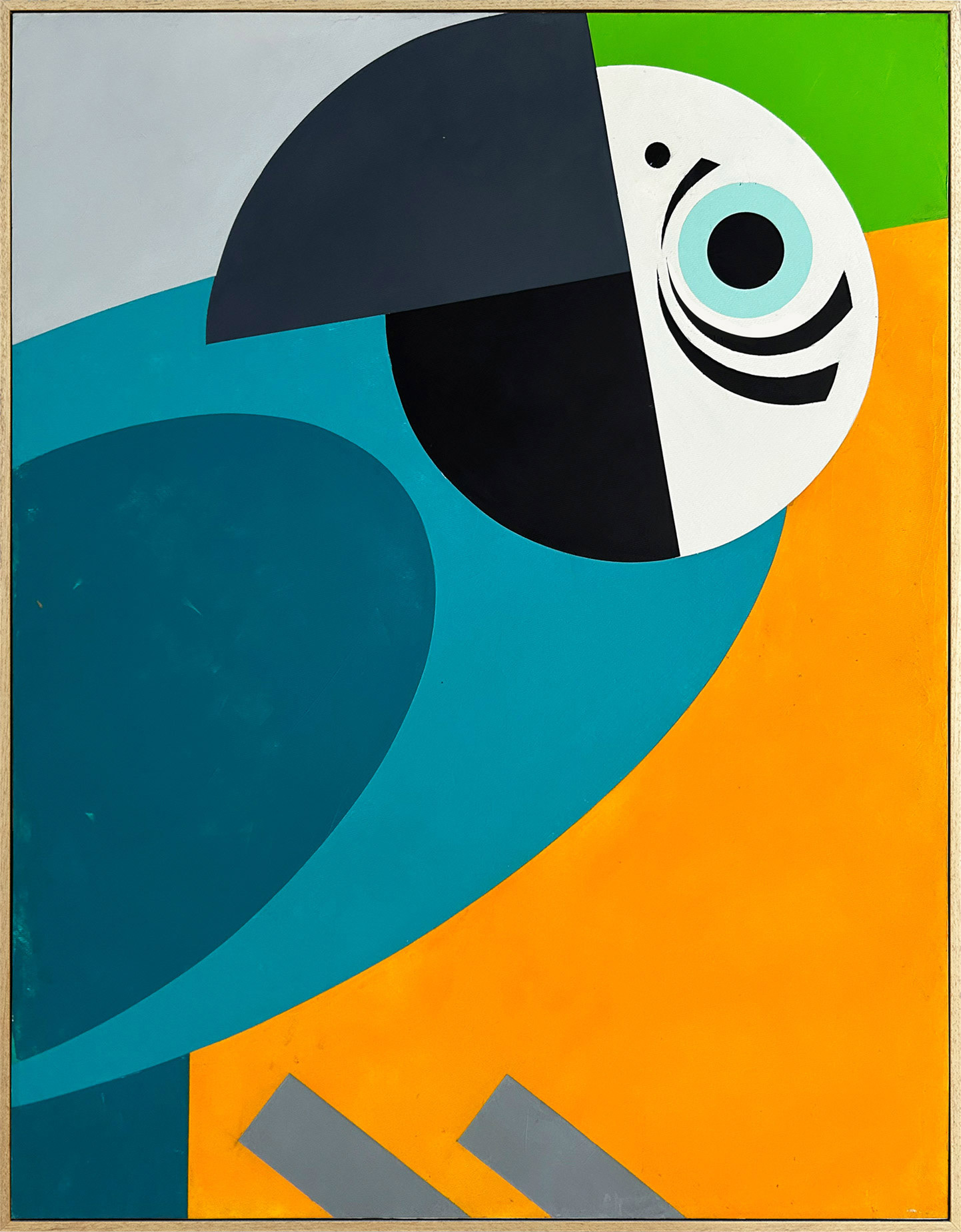 - Acrylic painting, contemporary art, Slovak artist, Vlado Korcek, Vladimir Korcek, folk art, ethno