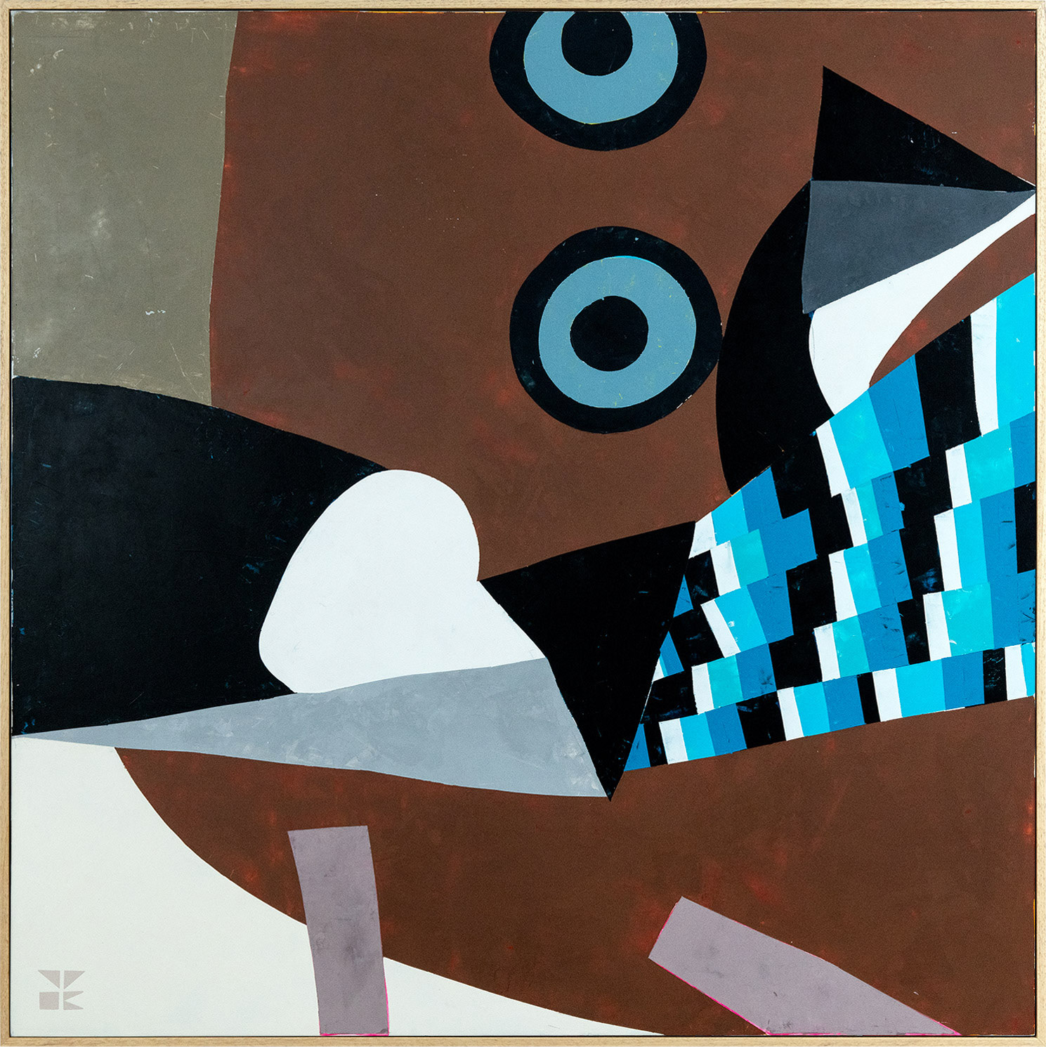 - Acrylic painting, contemporary art, Slovak artist, Vlado Korcek, Vladimir Korcek, folk art, ethno