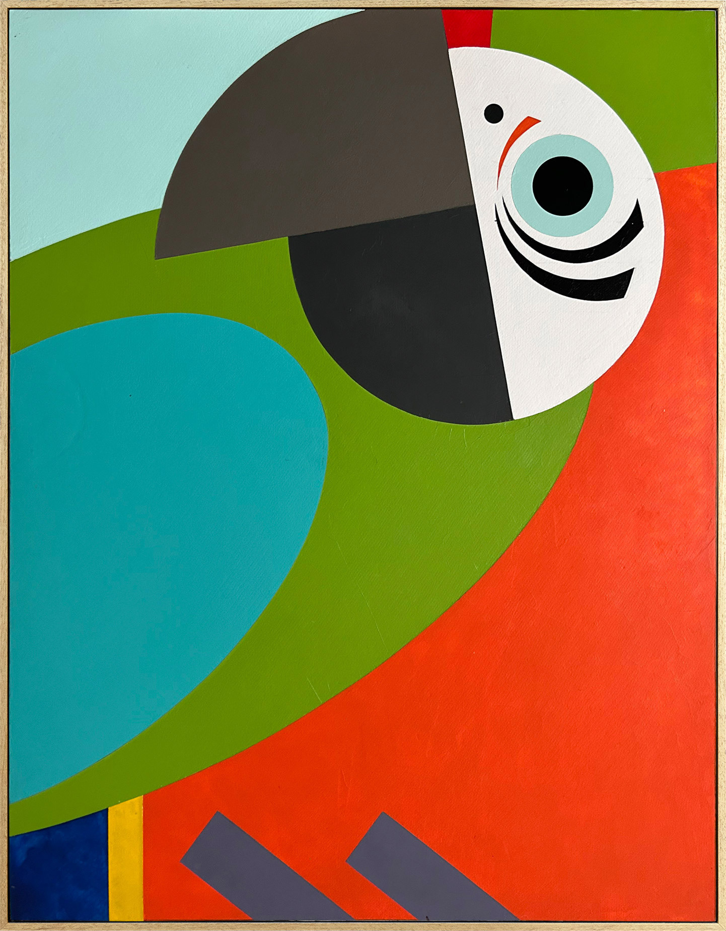 - Acrylic painting, contemporary art, Slovak artist, Vlado Korcek, Vladimir Korcek, folk art, ethno