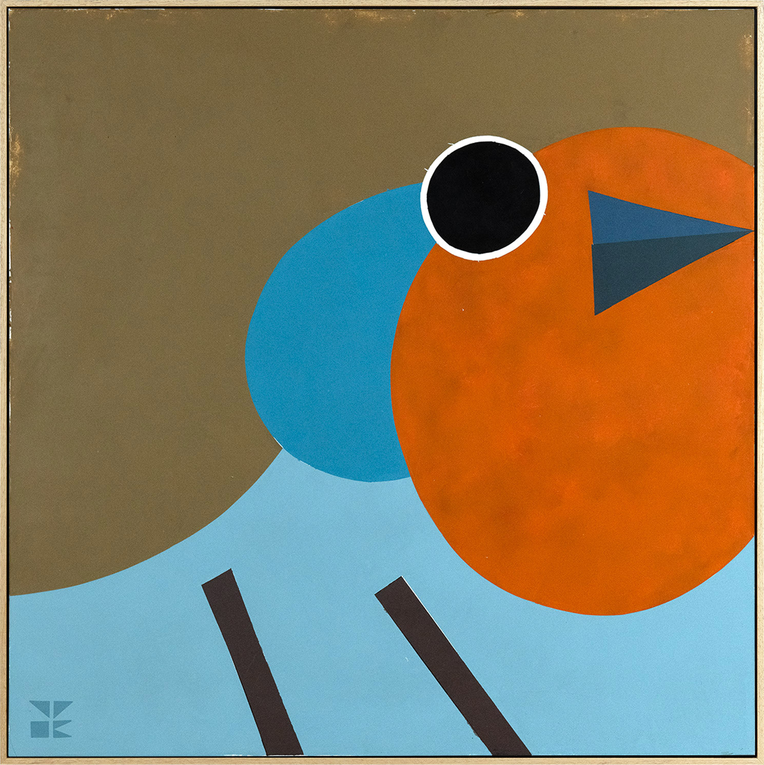 - Acrylic painting, contemporary art, Slovak artist, Vlado Korcek, Vladimir Korcek, folk art, ethno