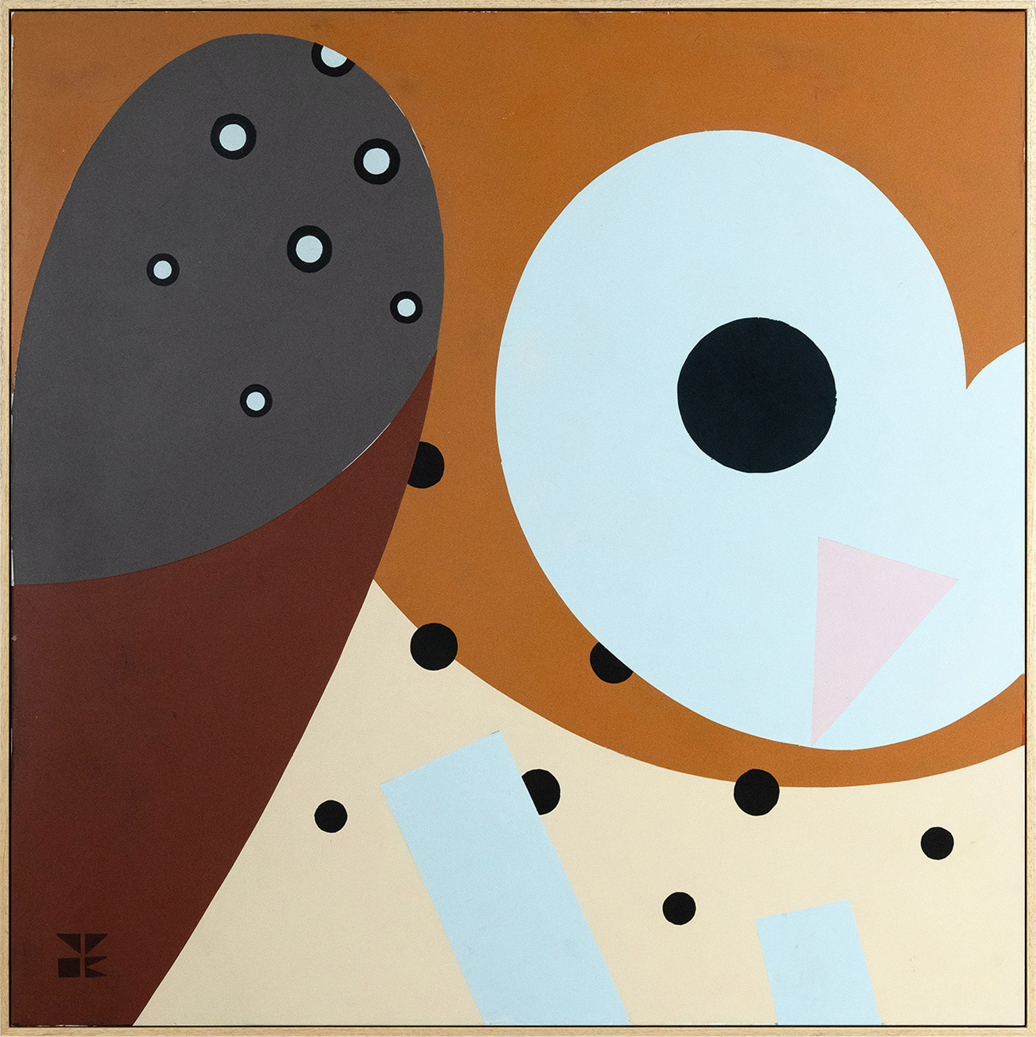 - Acrylic painting, contemporary art, Slovak artist, Vlado Korcek, Vladimir Korcek, folk art, ethno