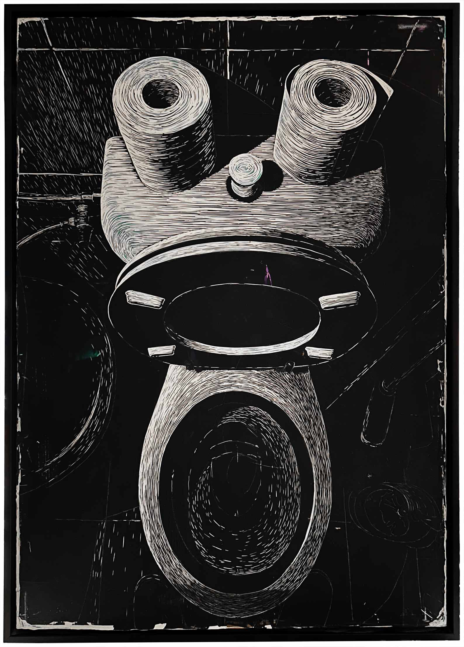 - Acrylic painting, contemporary art, Slovak artist, Vlado Korcek, Vladimir Korcek, folk art, ethno