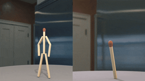 Match-stick-man