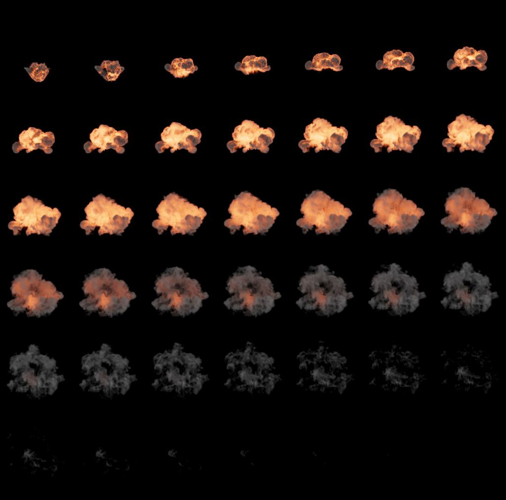 Explosion Sprite Sheet