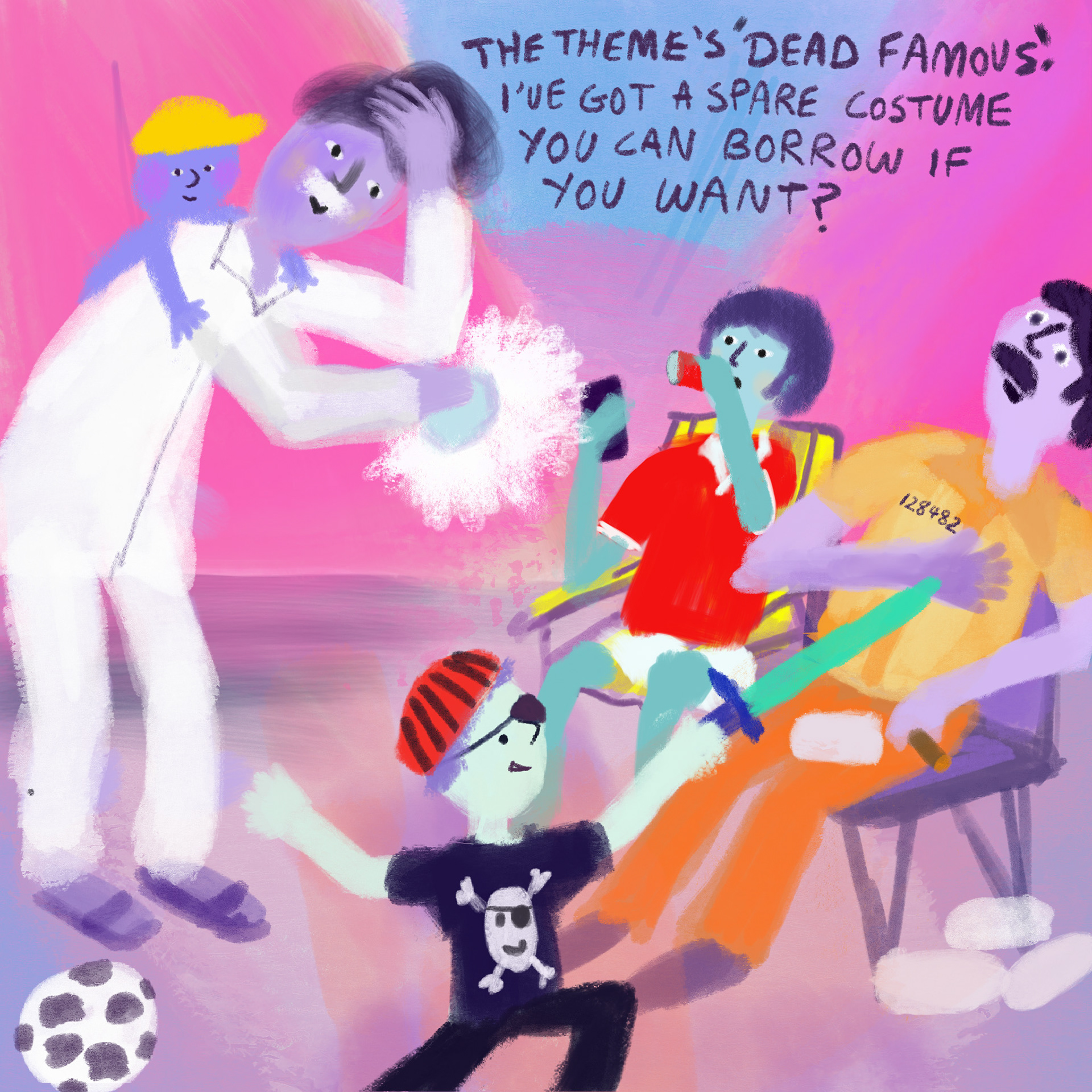 The event of the weekend was the fancy dress parade.