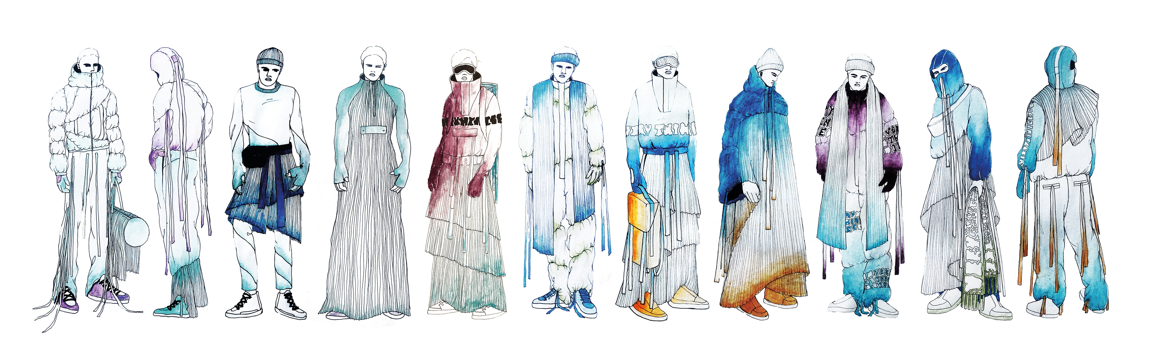 Marie-Luise Rief RIEF'SEN Project Very Thin Ice - Fashion Concept and Material Design