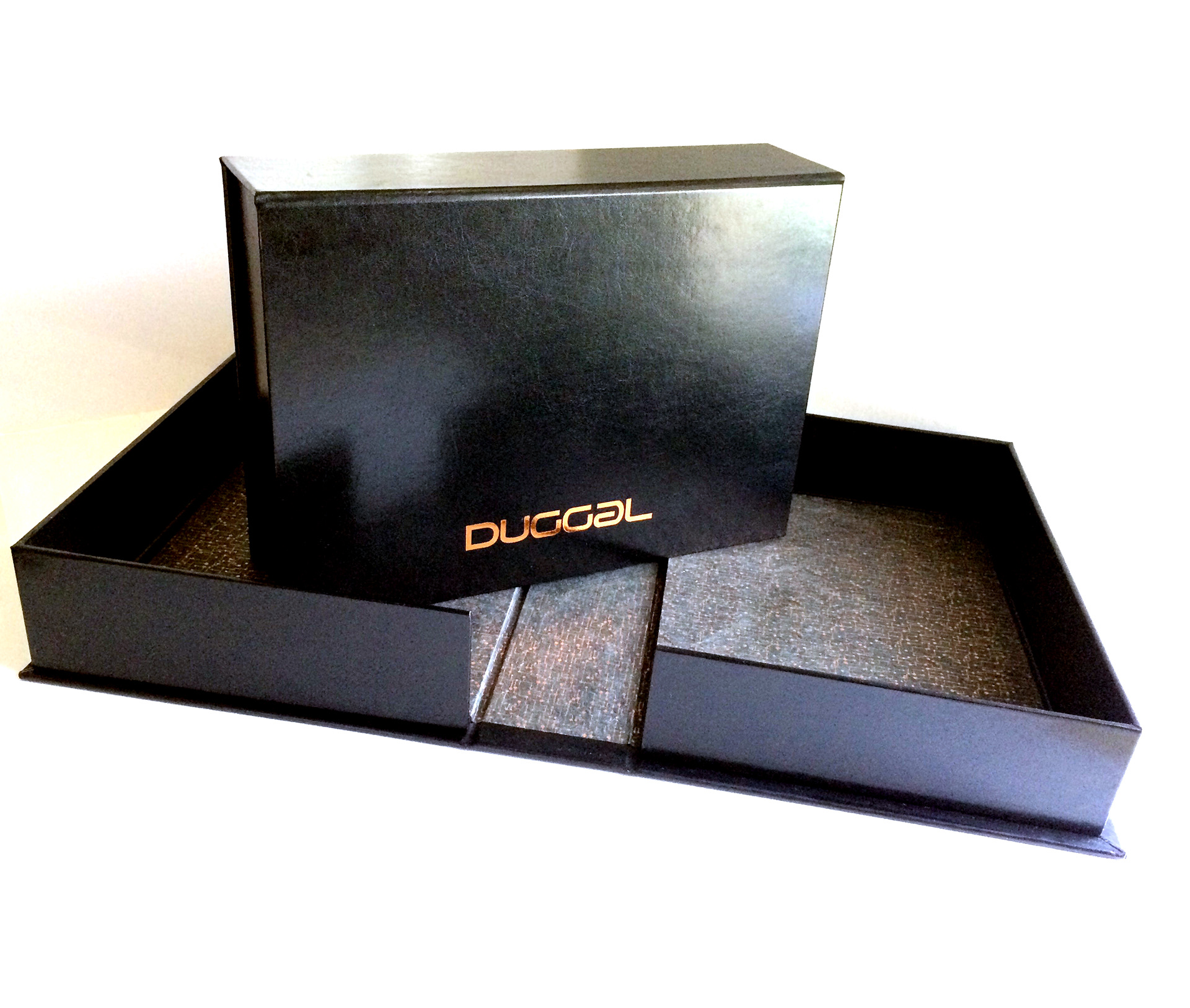 Duggal Visual Solutions in NYC. Substrate sample box