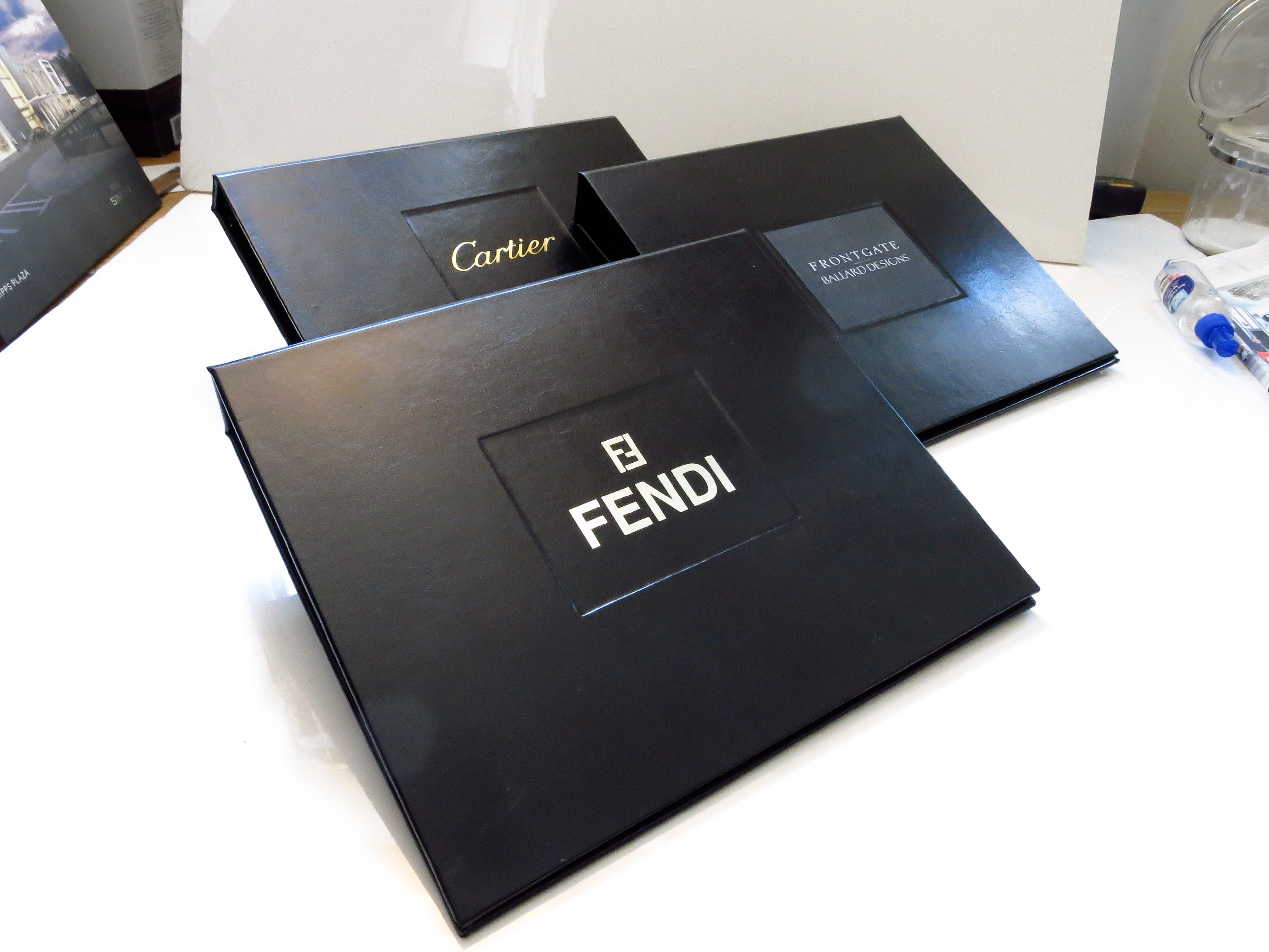 Custom pitch books. 3-ring. 