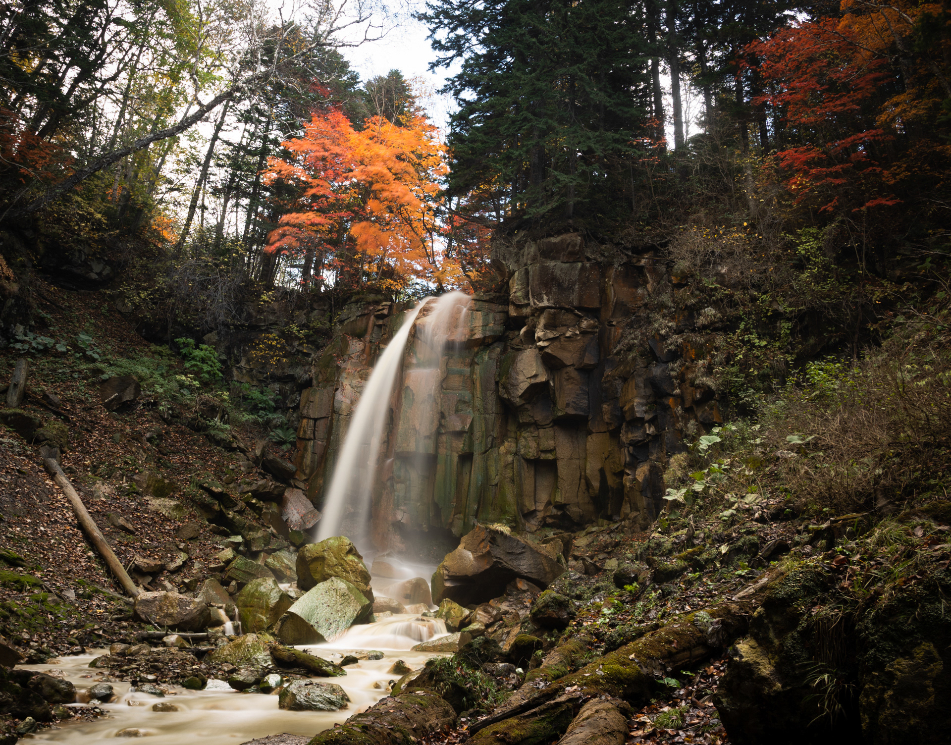 Waterfall, Hokkaido