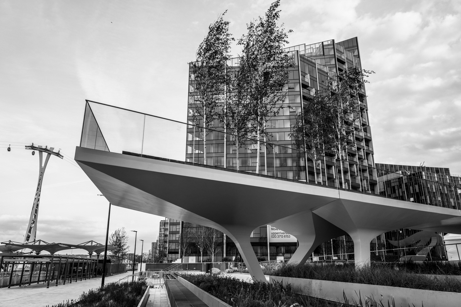 The Tide, with the Emirates Air Line cable car in the distance. Image © Nik van Herpt