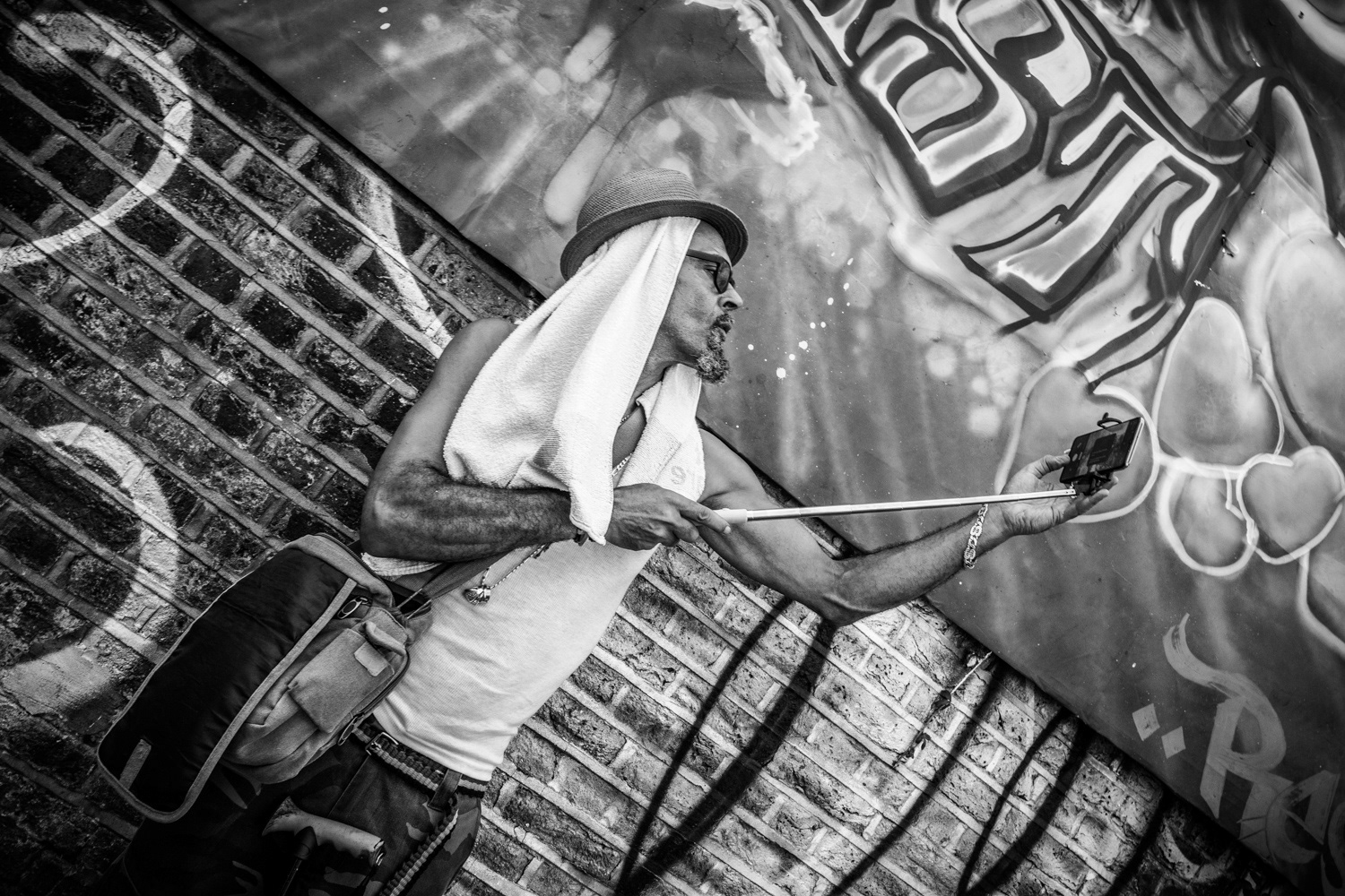 Man with goatee taking a selfie. Image © Nik van Herpt