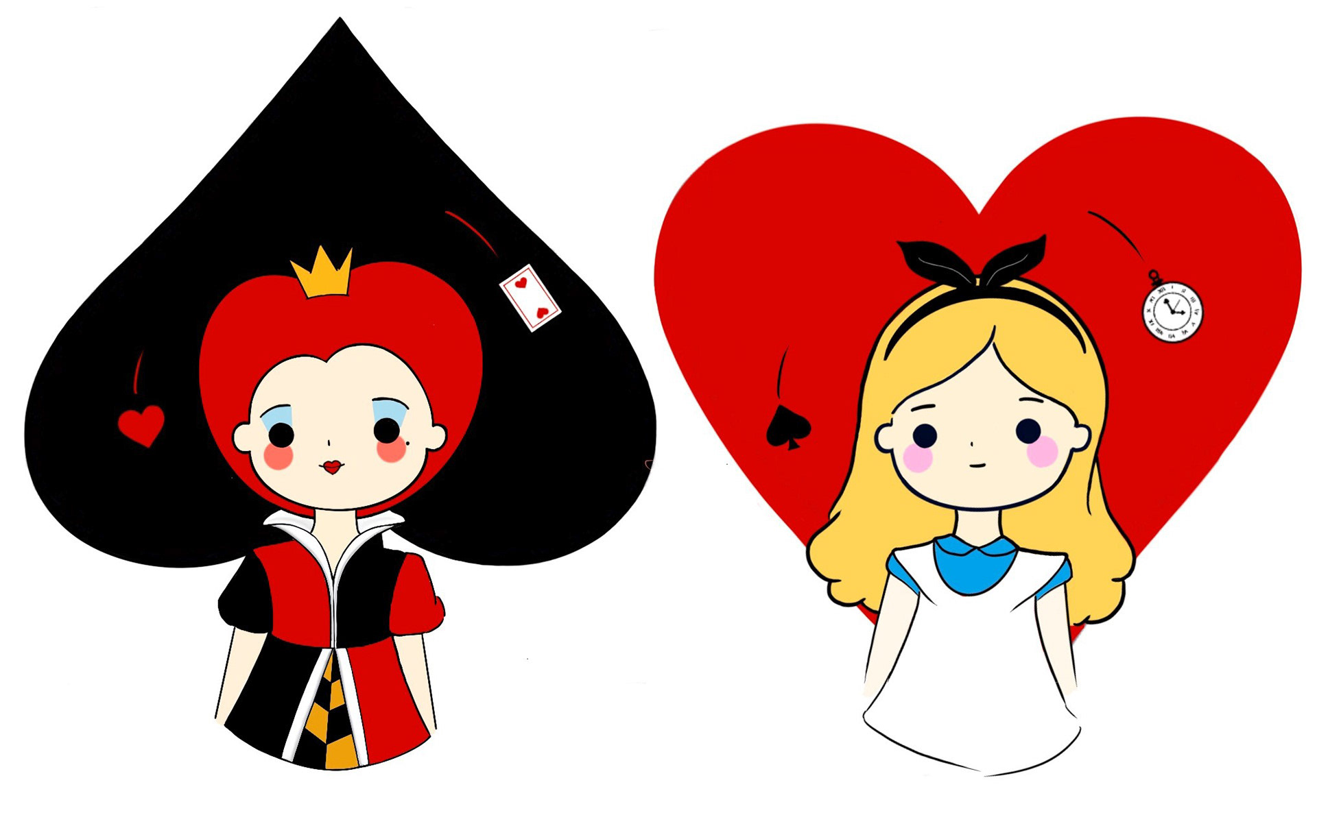 Red Queen and Alice 