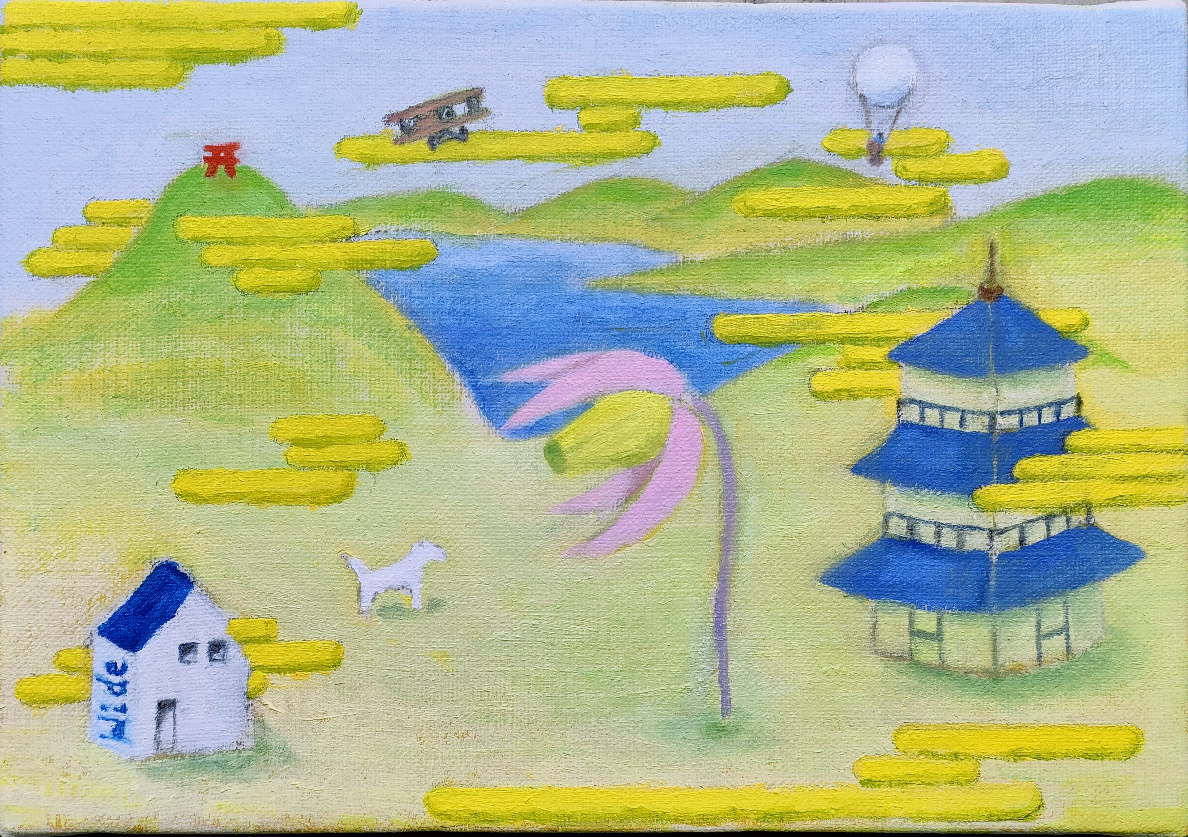 temple and flower 2022