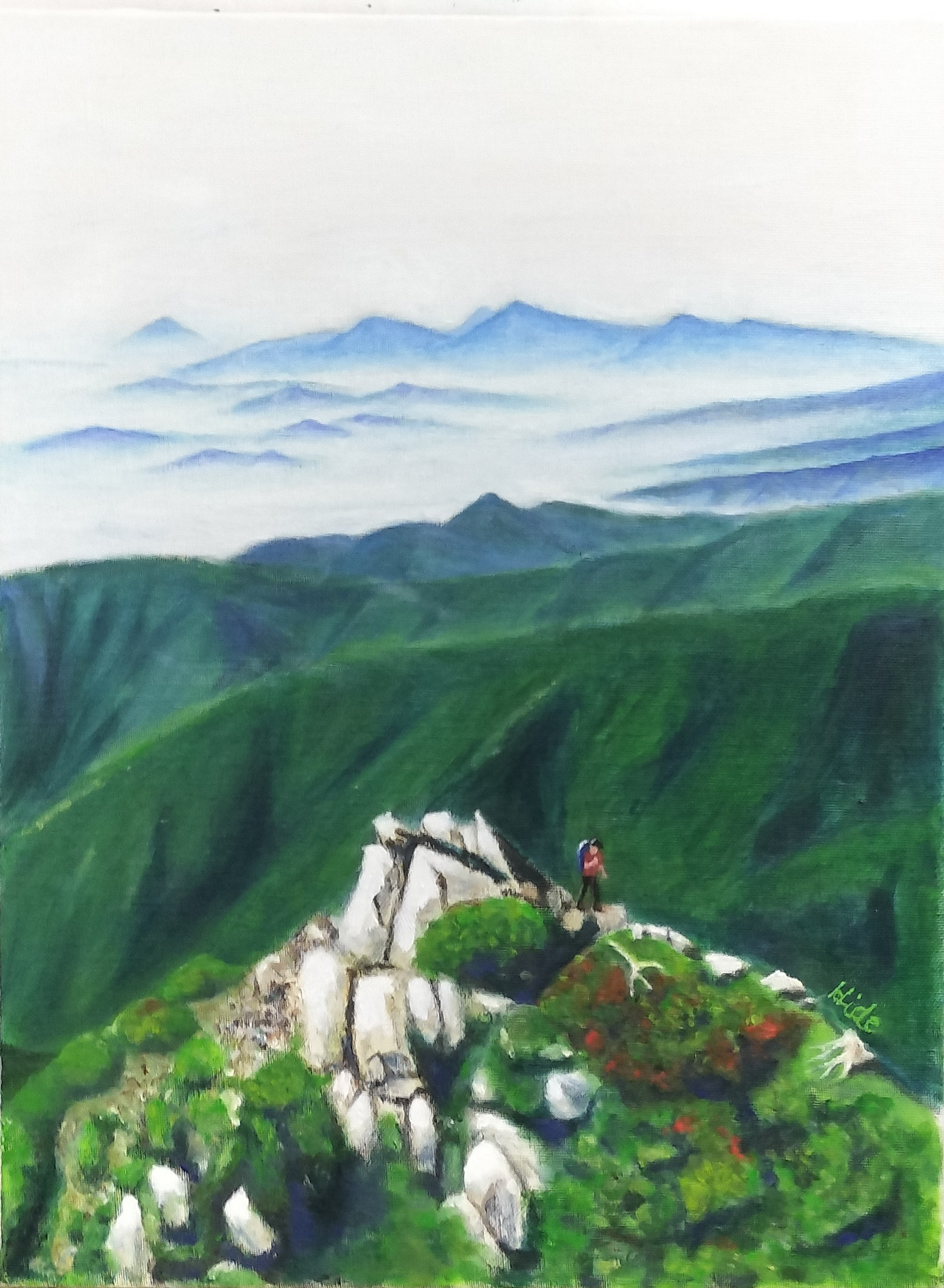 view in Nihon Alpes 2024