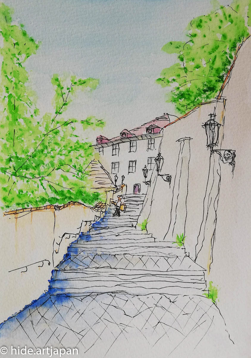 path to Prague castle 1