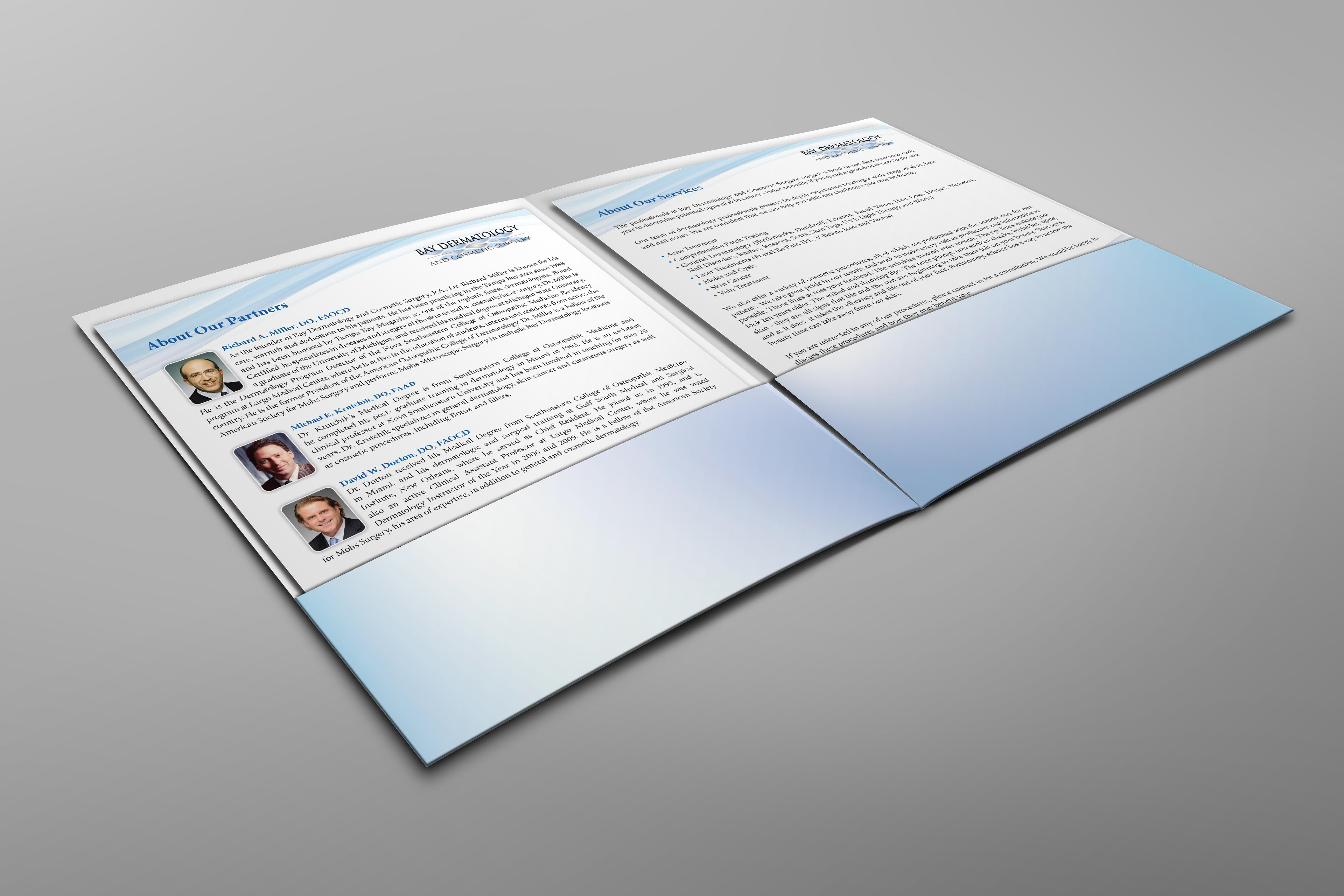 Bay Dermatology & Cosmetic Surgery Presentation Folder - Inside