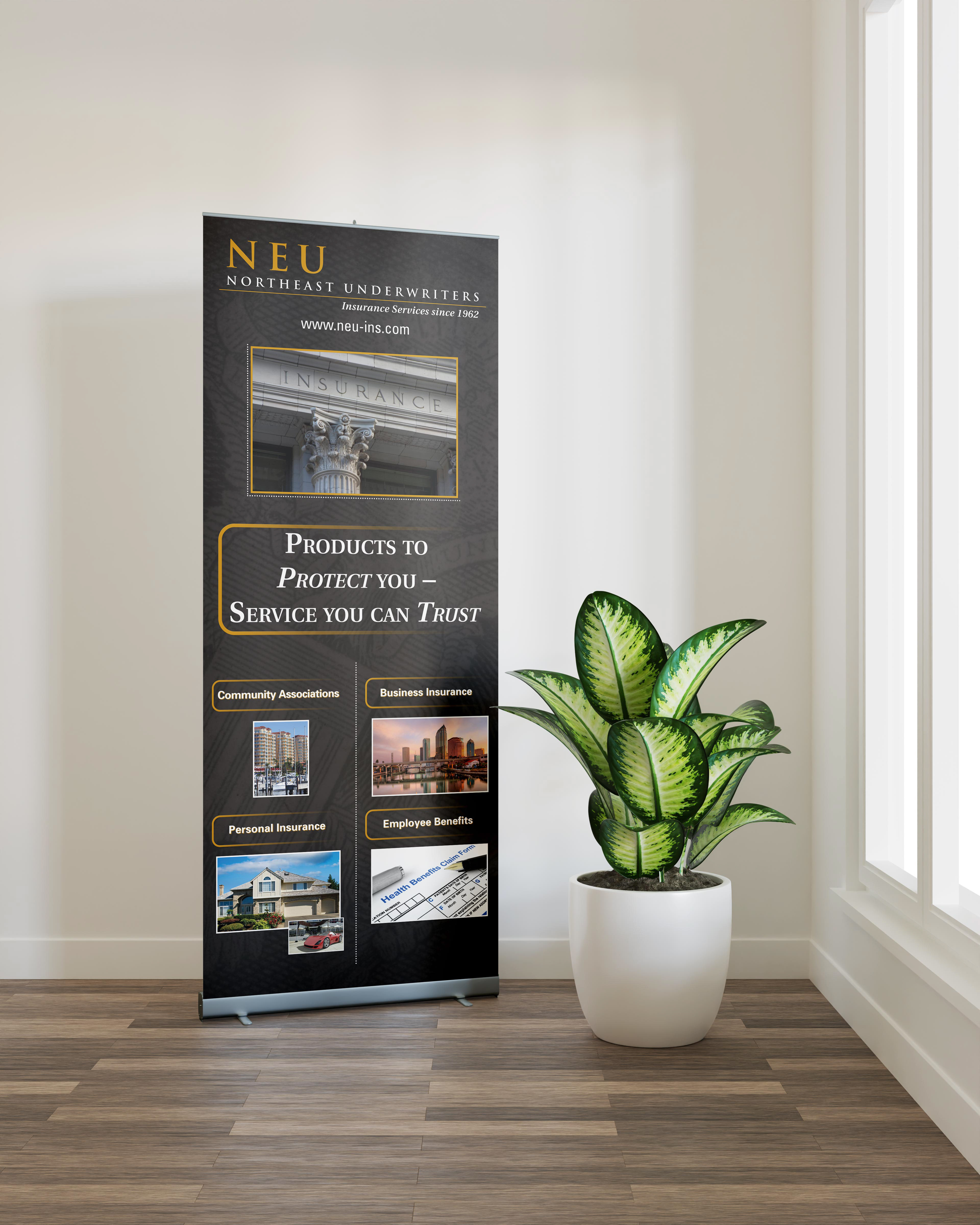 Northeast Underwriters Retractable Banner