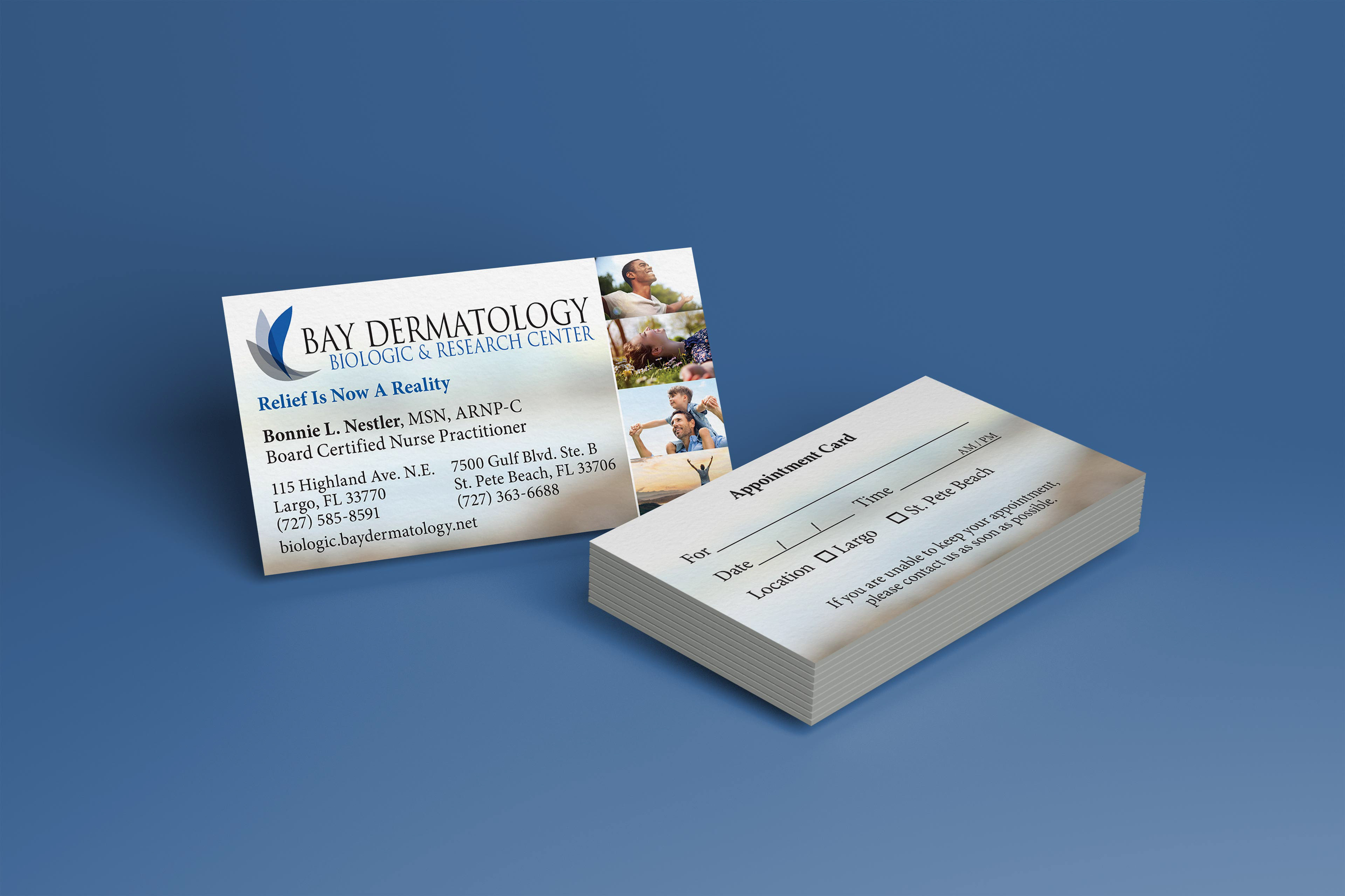 Bay Dermatology Biologic & Research Center Business Card