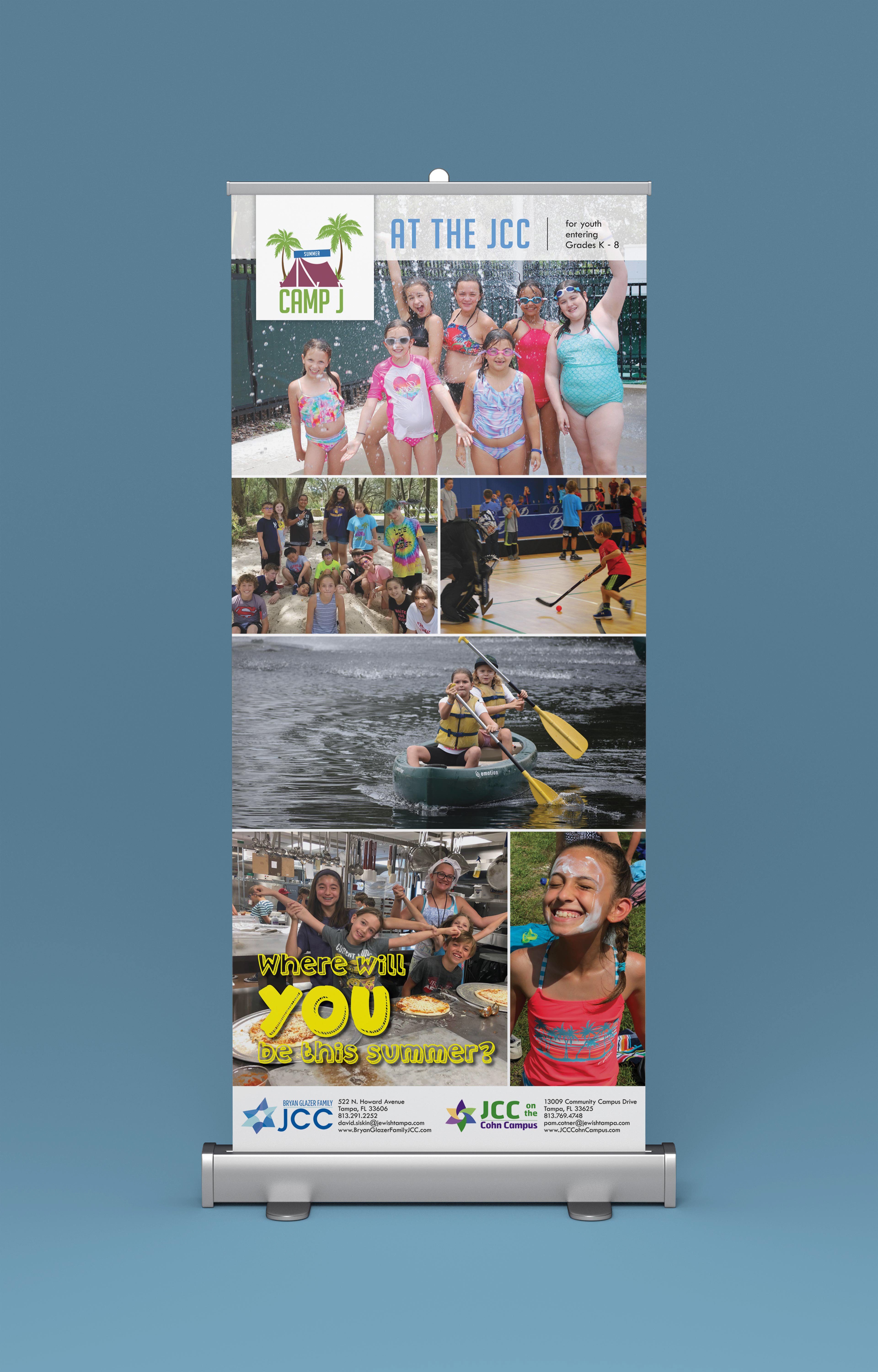 Tampa JCCs & Federation Camp J Summer Camp 2019 Retractable Banner
