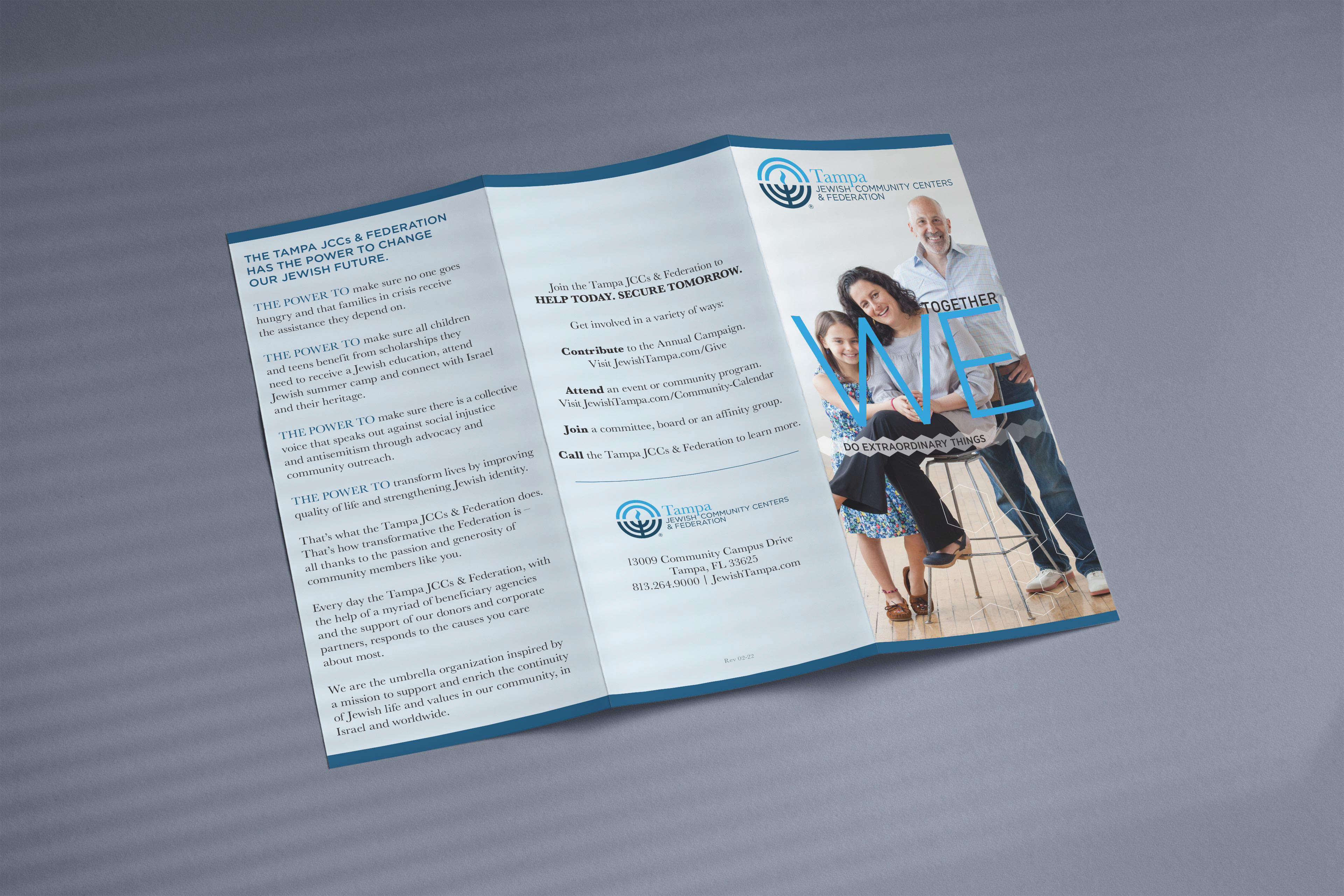 Tampa JCCs & Federation Your Dollars At Work Trifold 1