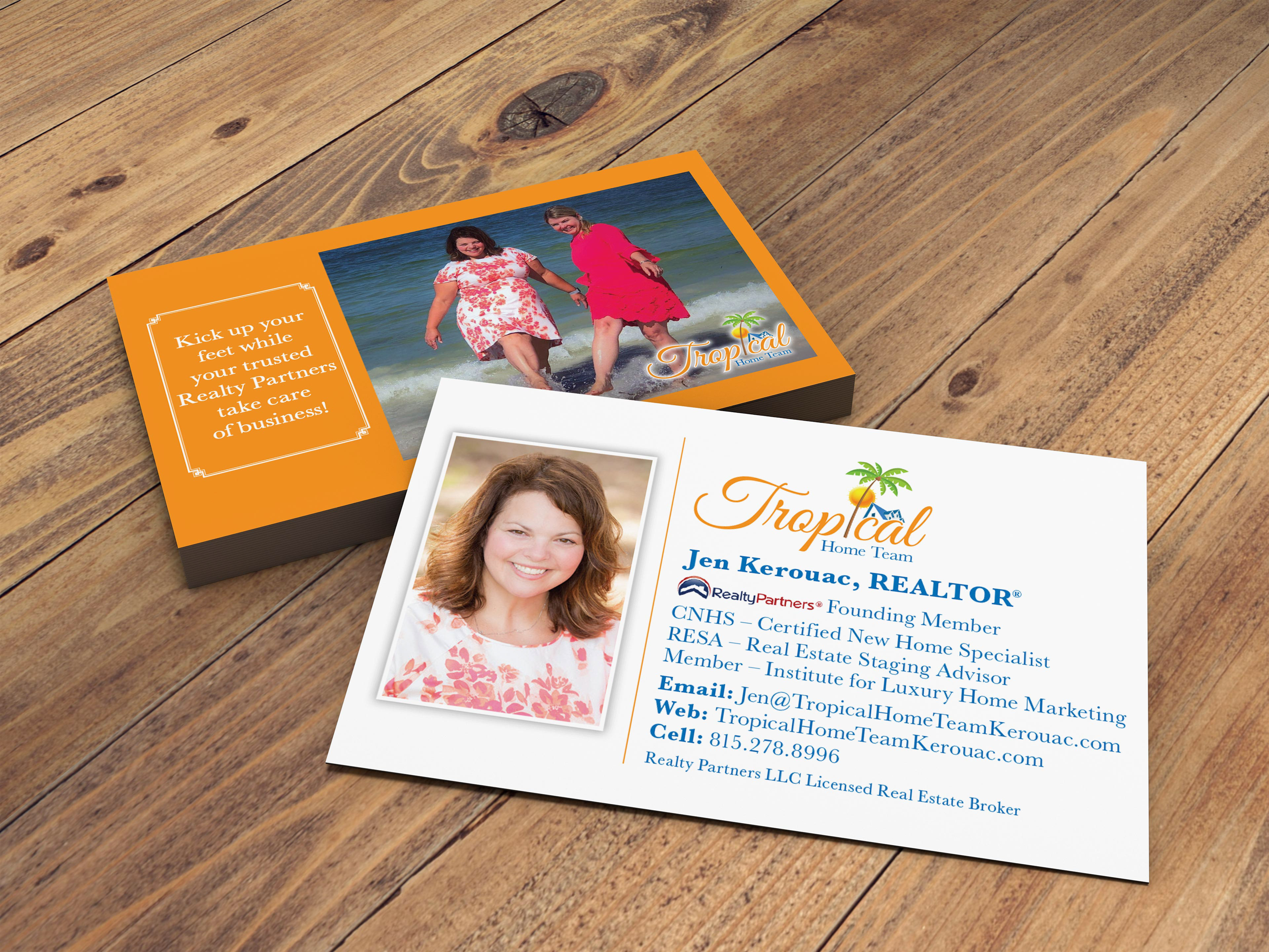 Tropical Home Team Business Card