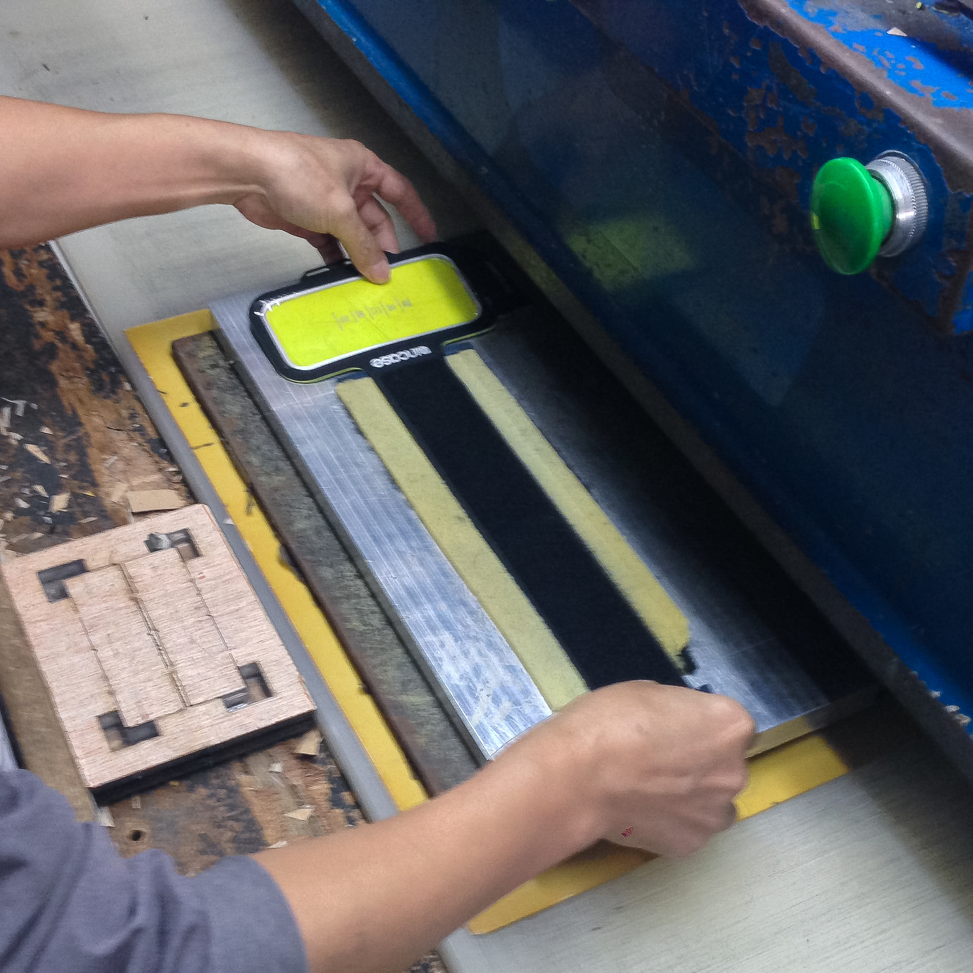 Inserting into Die-Cut Press