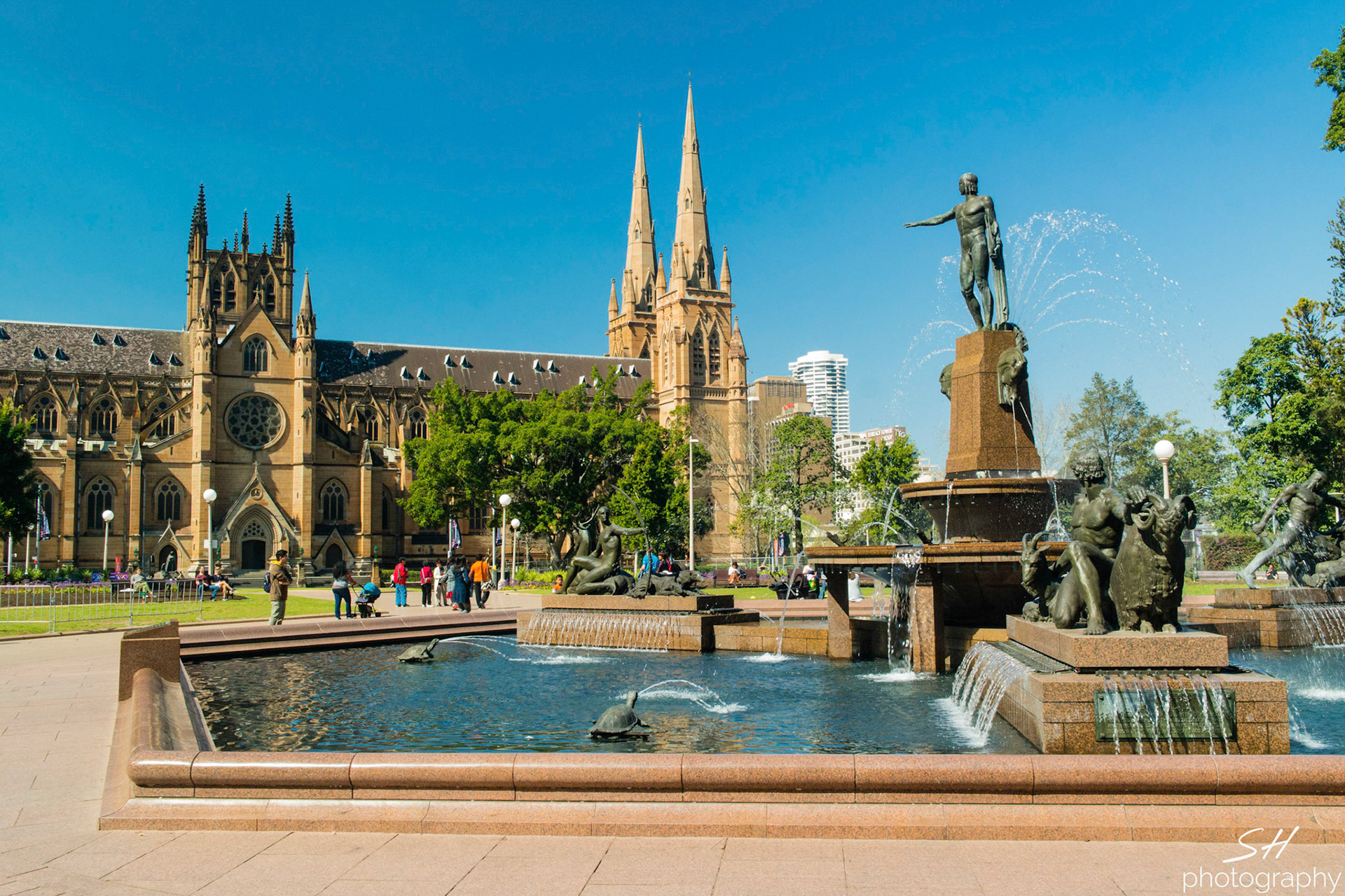 Archibald Fountain & St Mary's Cathedral