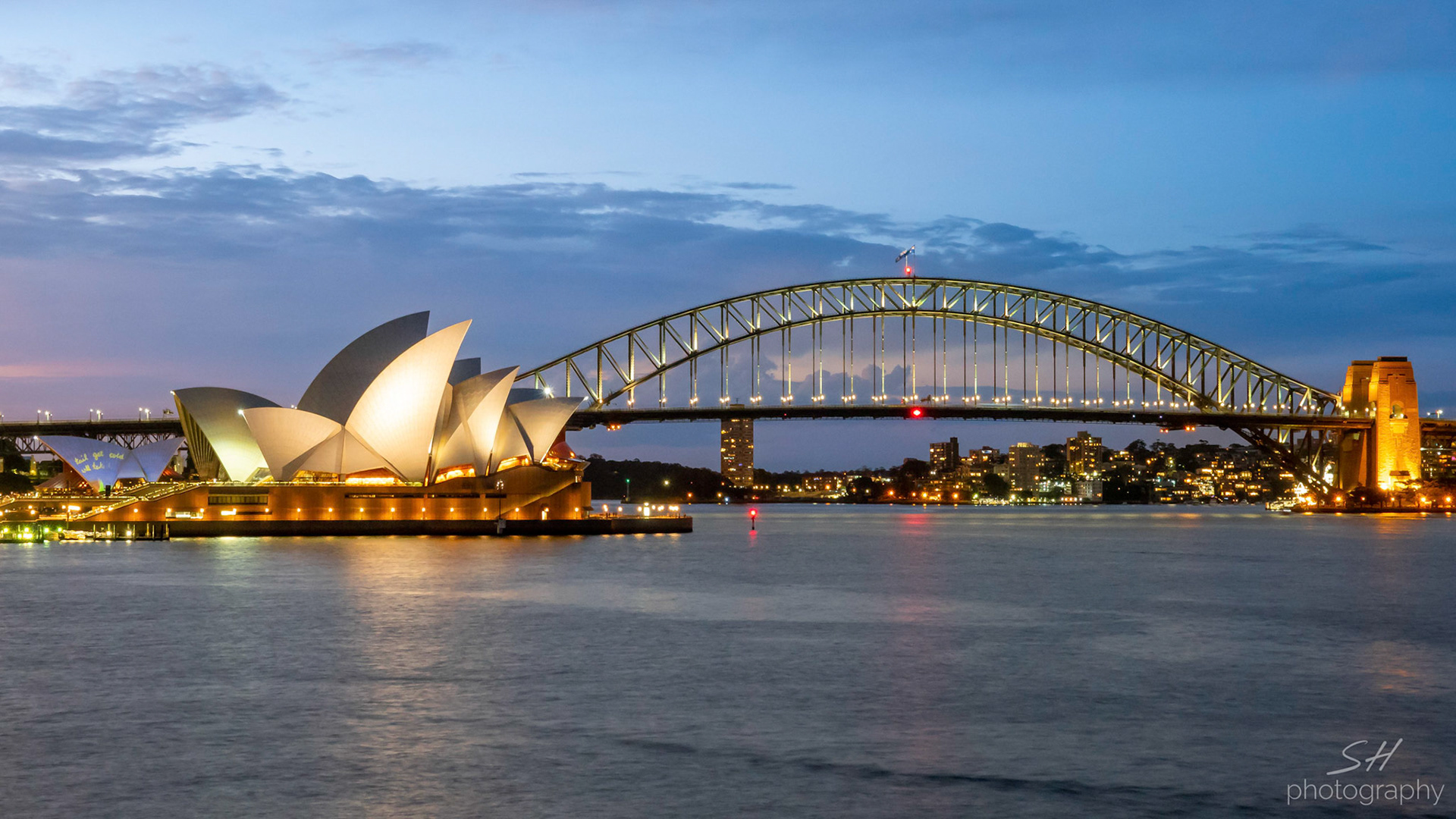Sydney Opera House and Harbour Bridge