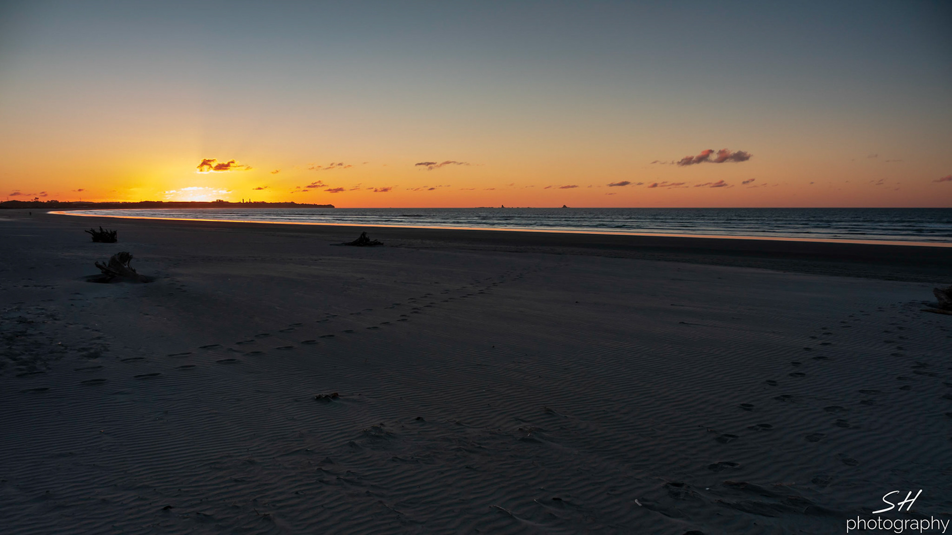 Sunset over Cape Fowlwind