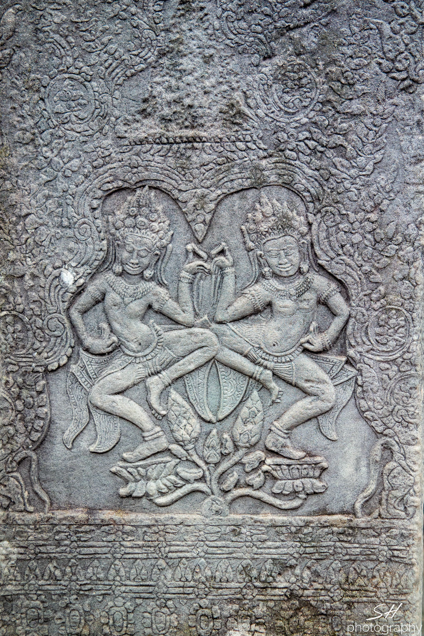 Stone Bas Relief, Angkor Thom