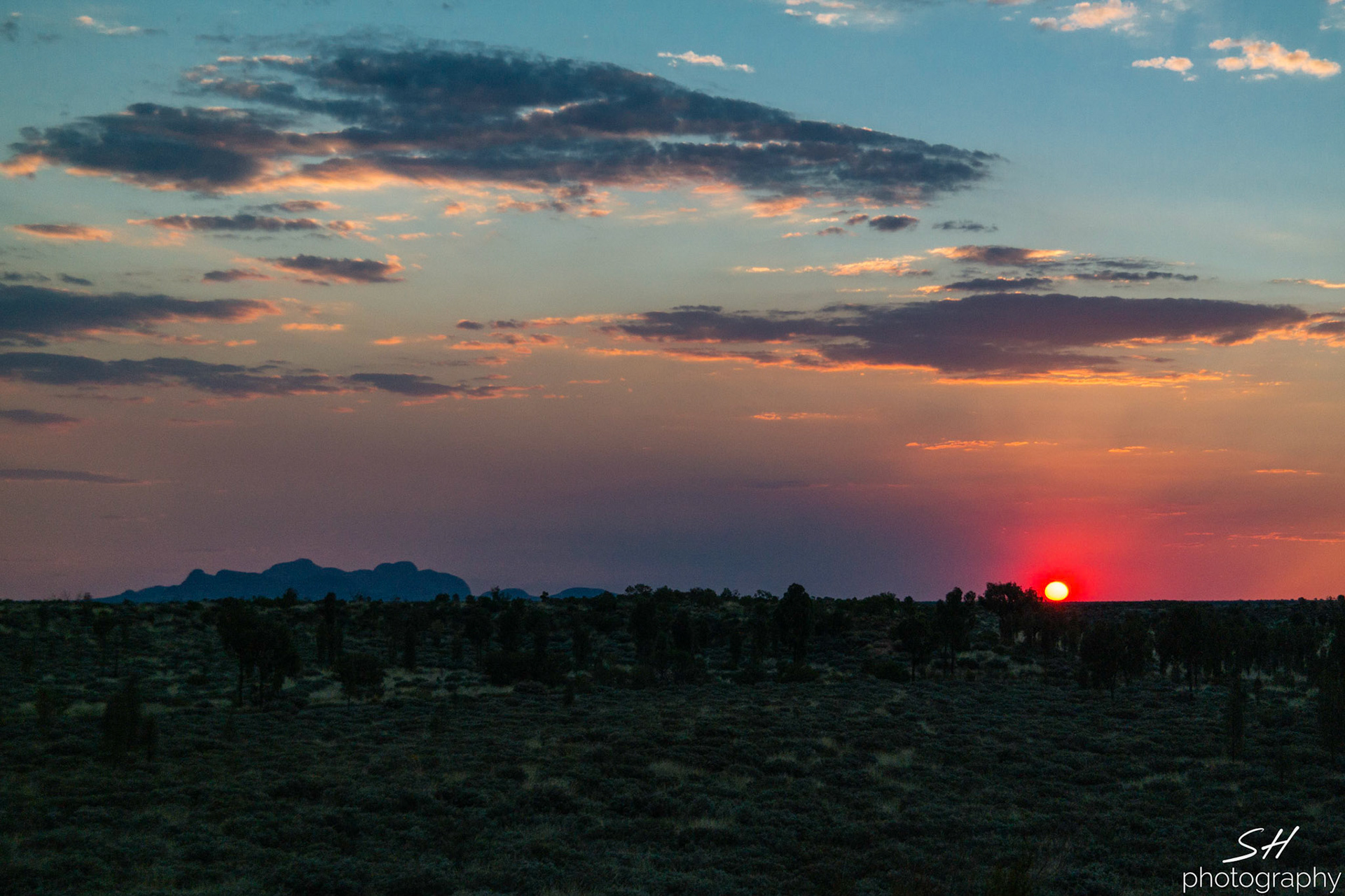 Katja Tjuta Outback Sunset