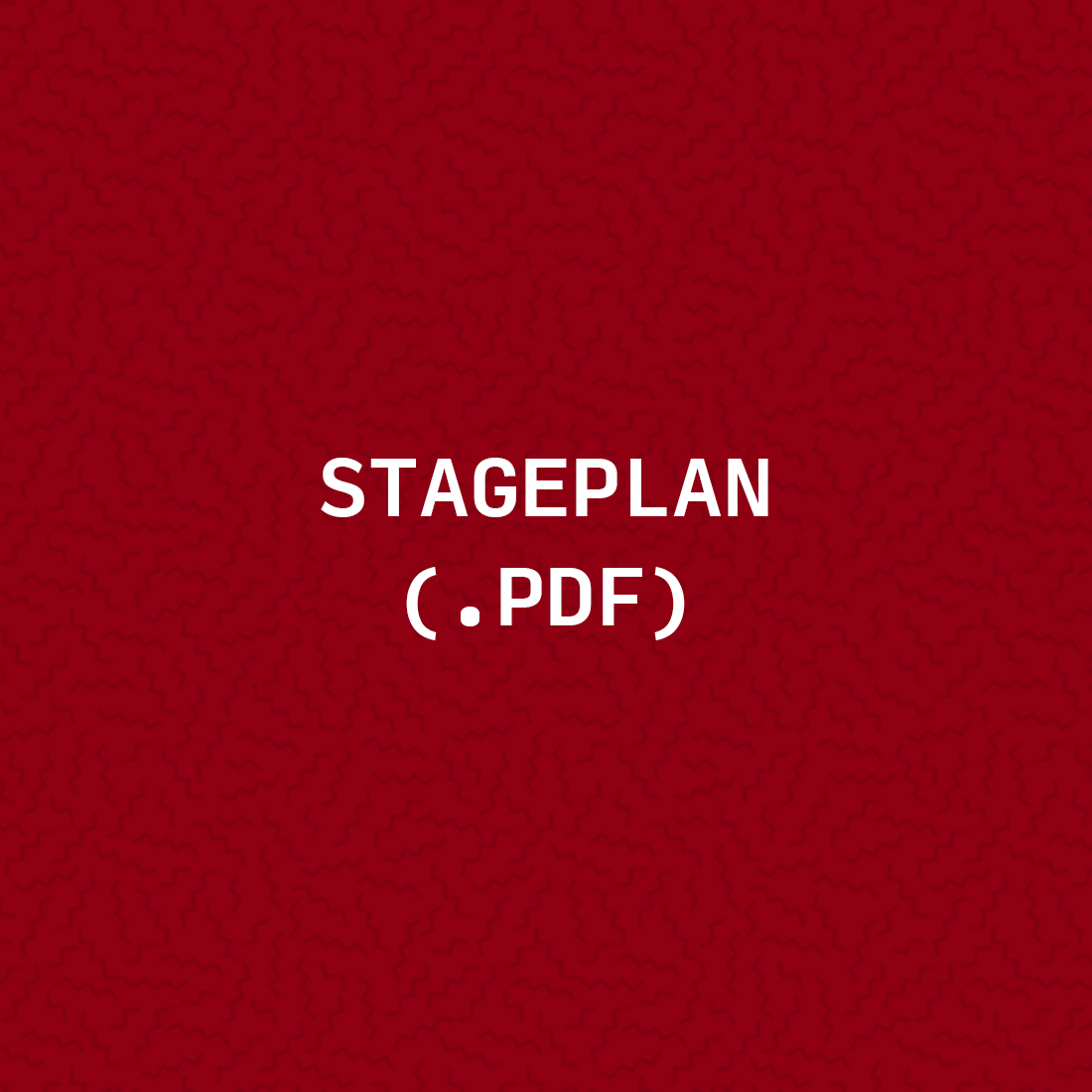 Stageplan