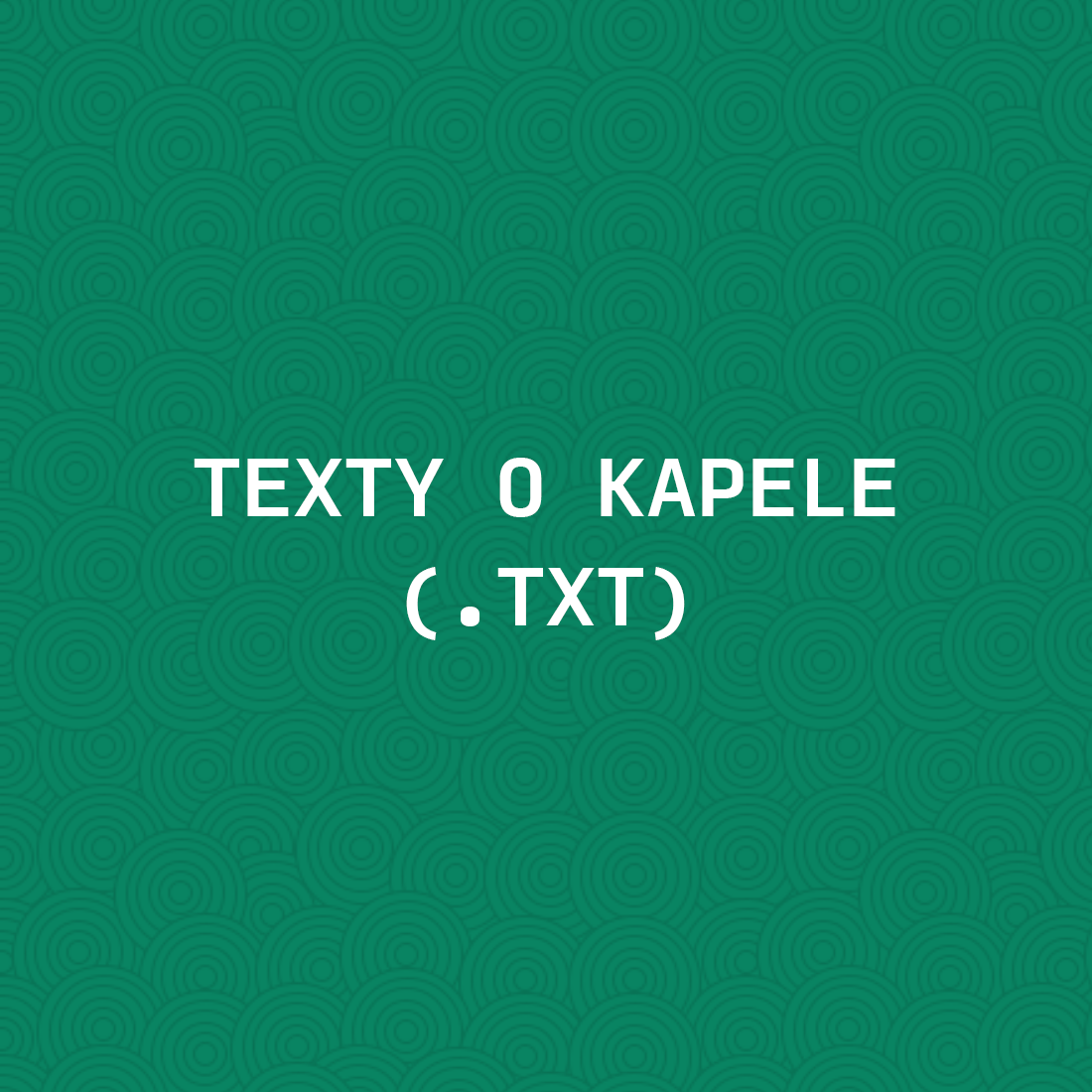 Texty o kapele