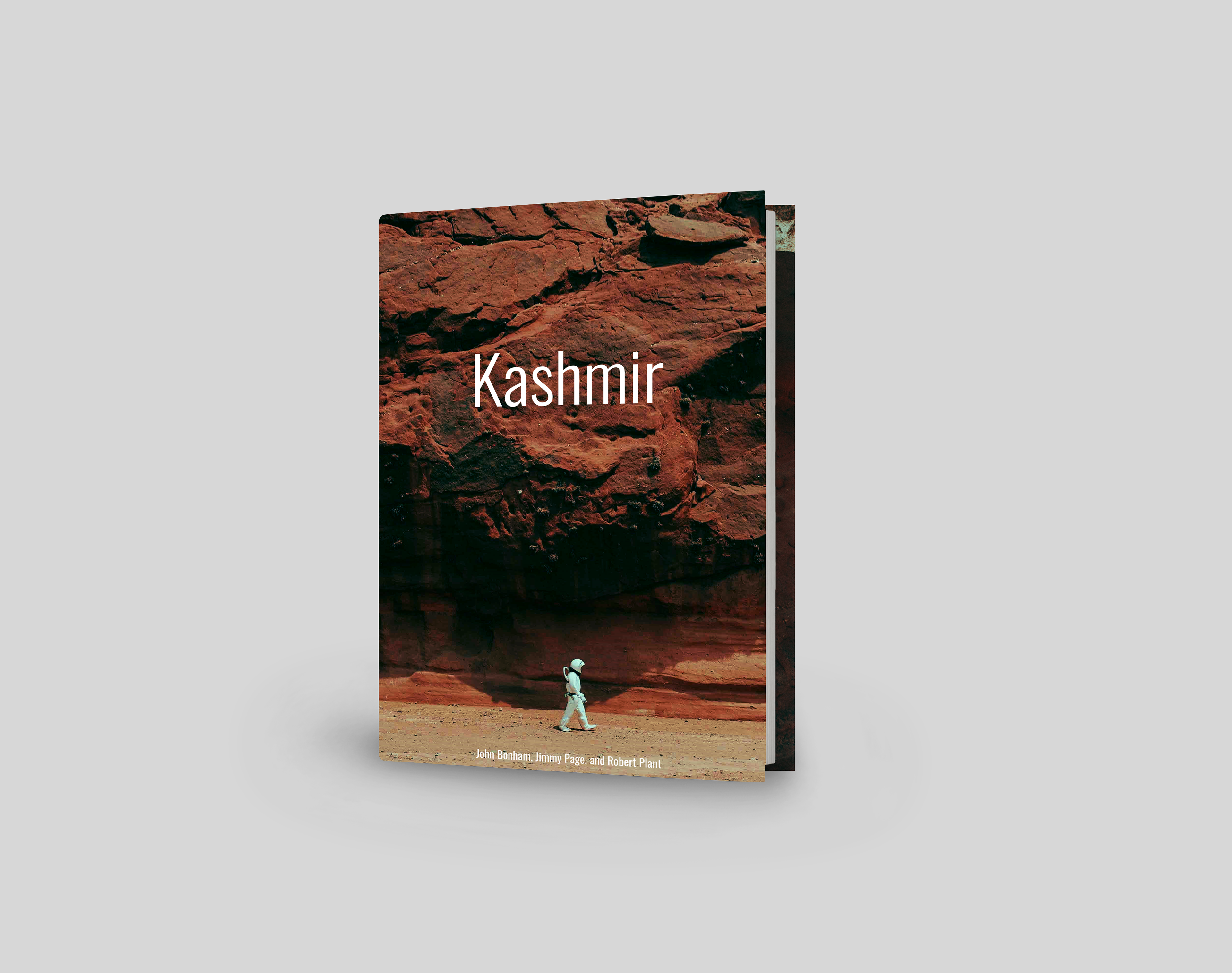 Front cover mockup of Kashmir book jacket