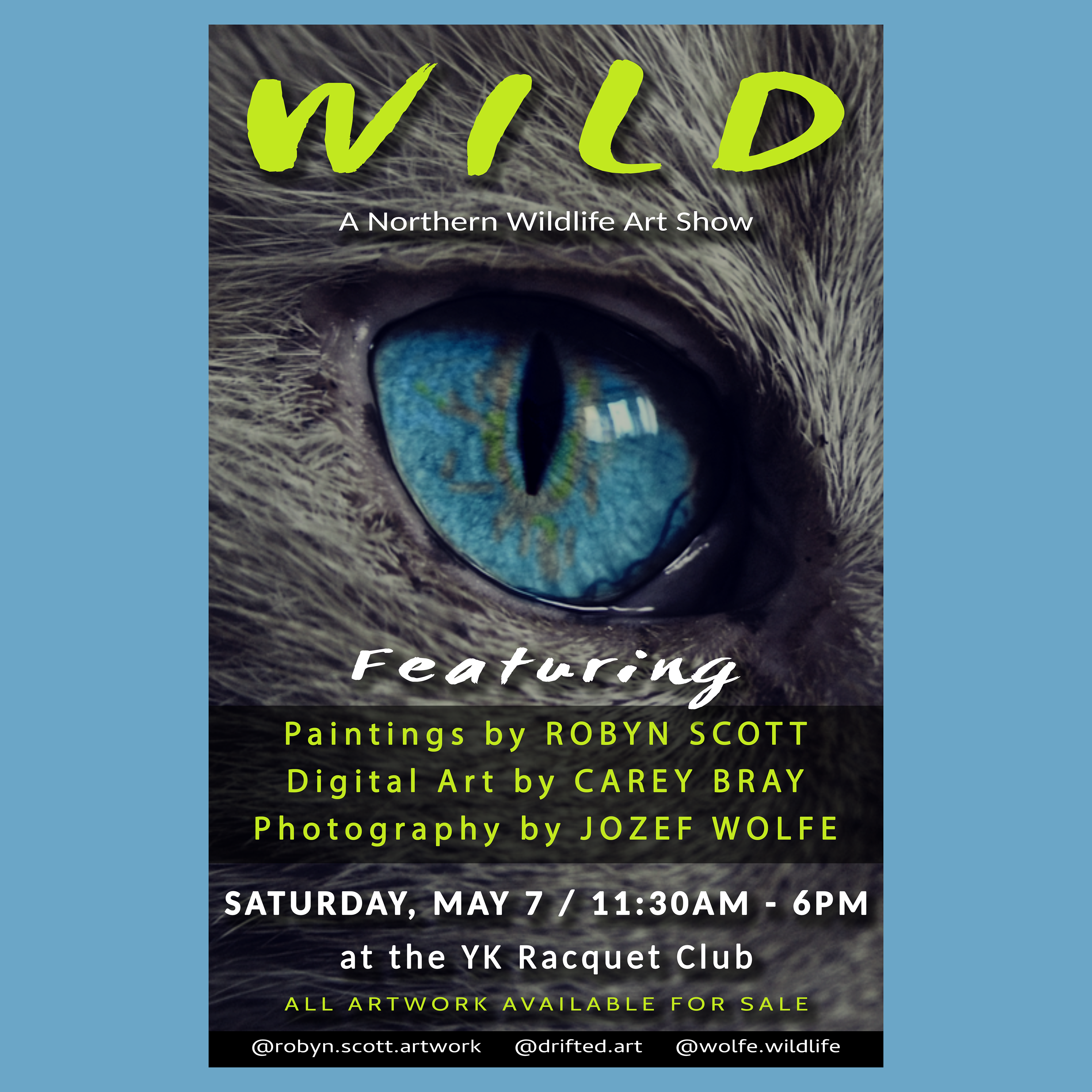 Art show poster design