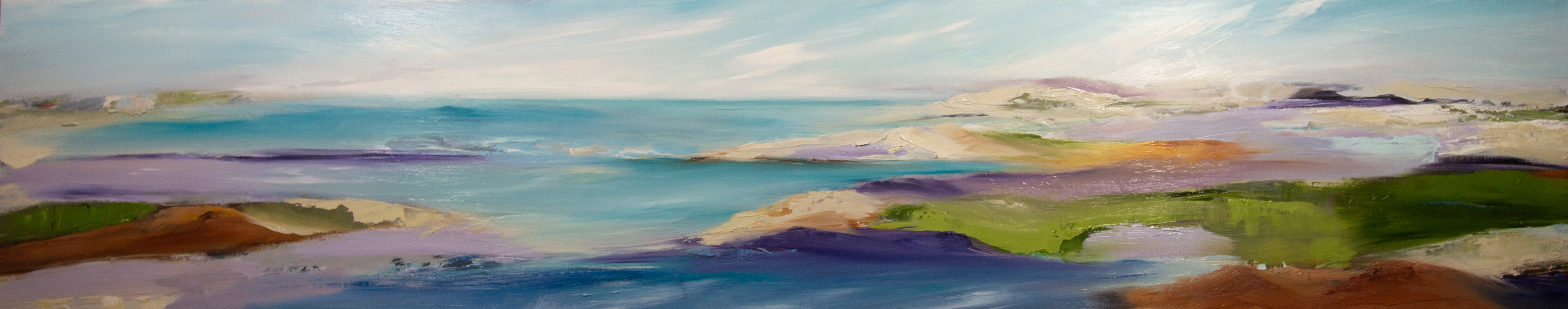 A DAY AWAY 12X60 OIL ON CRADLE