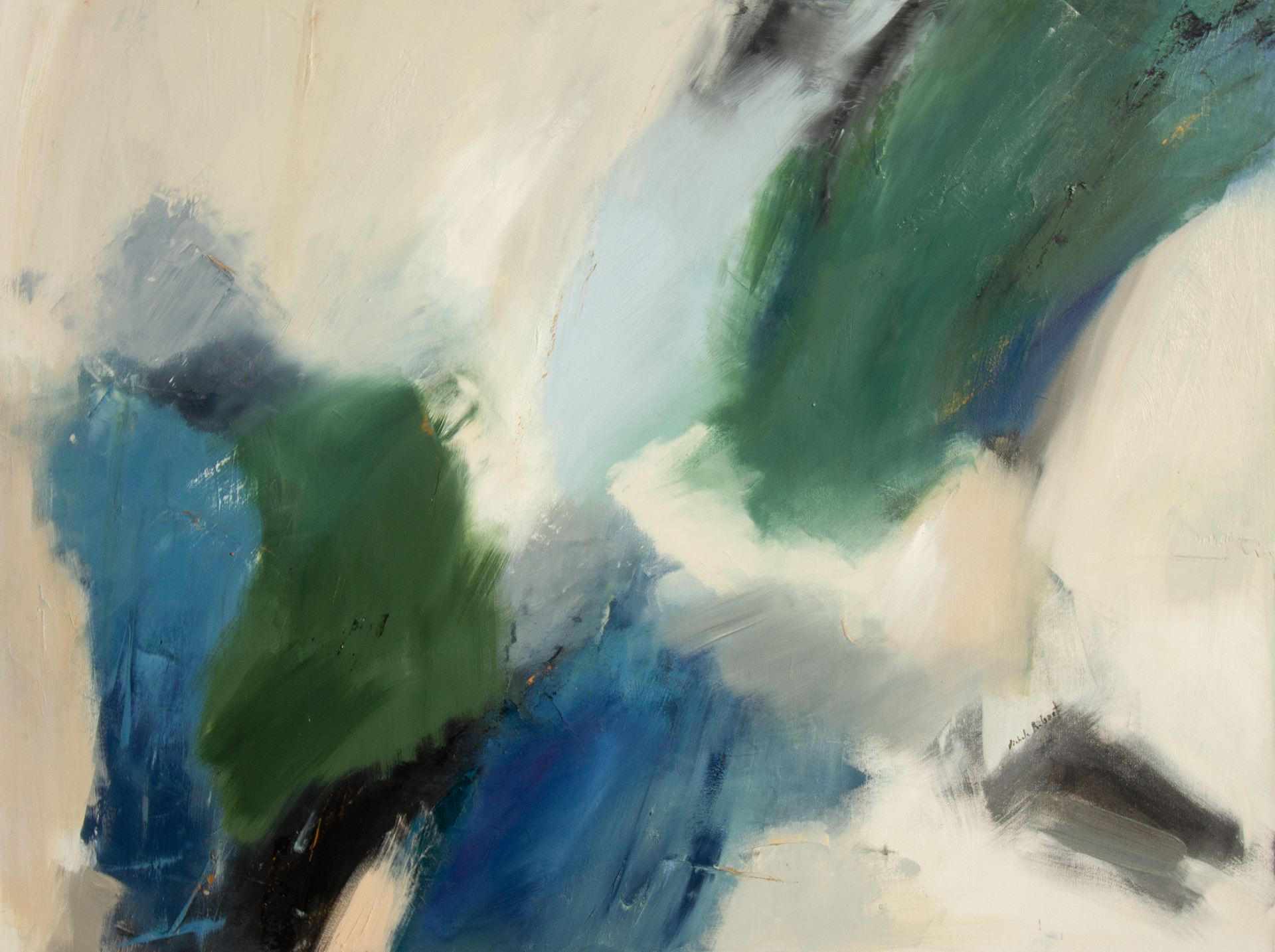 GREEN DAY 36X48 OIL ON CANVAS