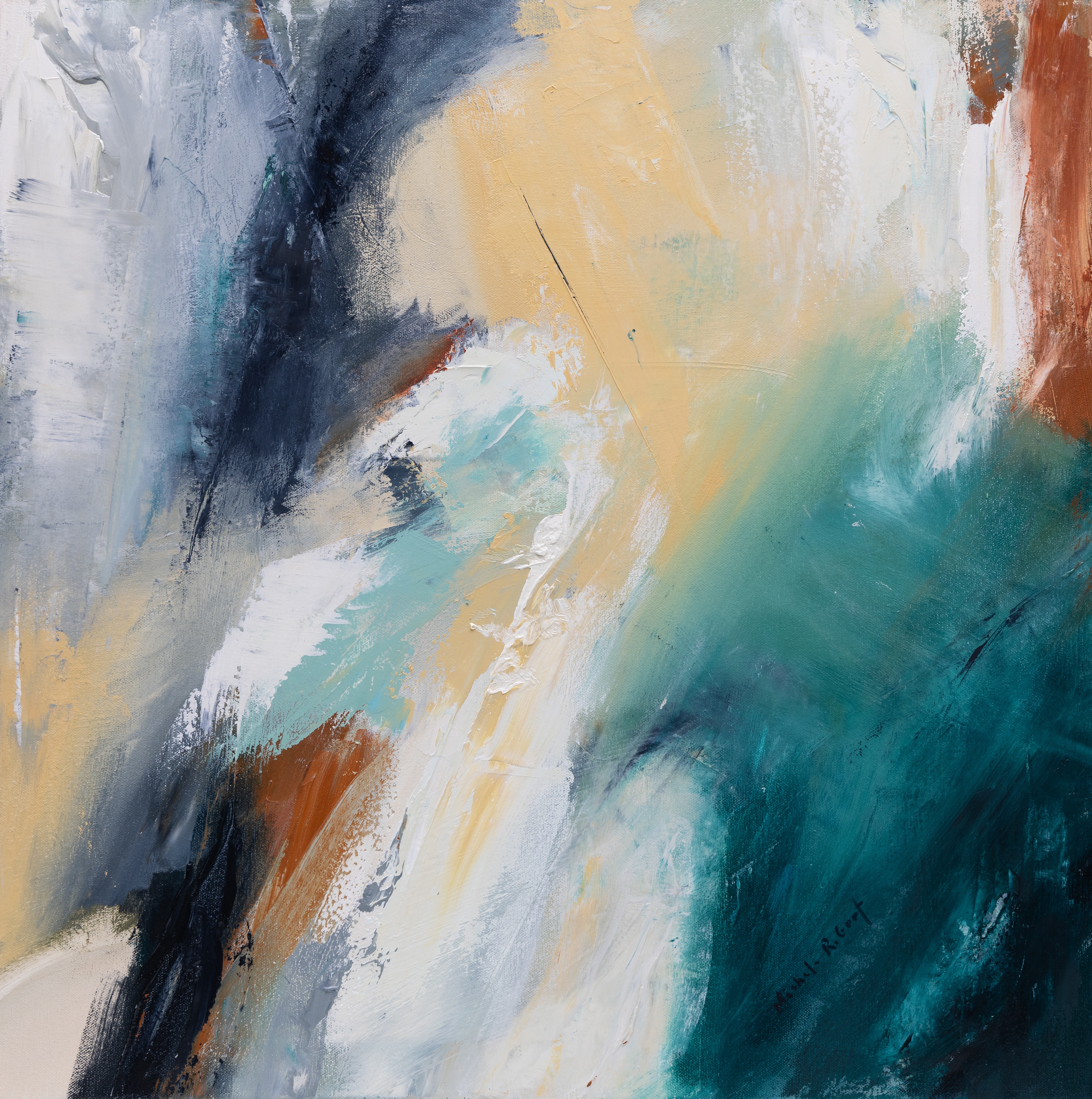 GO! 24X24 OIL ON CRADLE