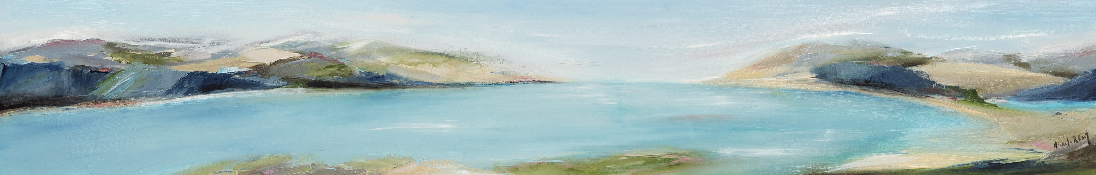 DISTANT LIGHT 8X48 OIL ON CRADLE