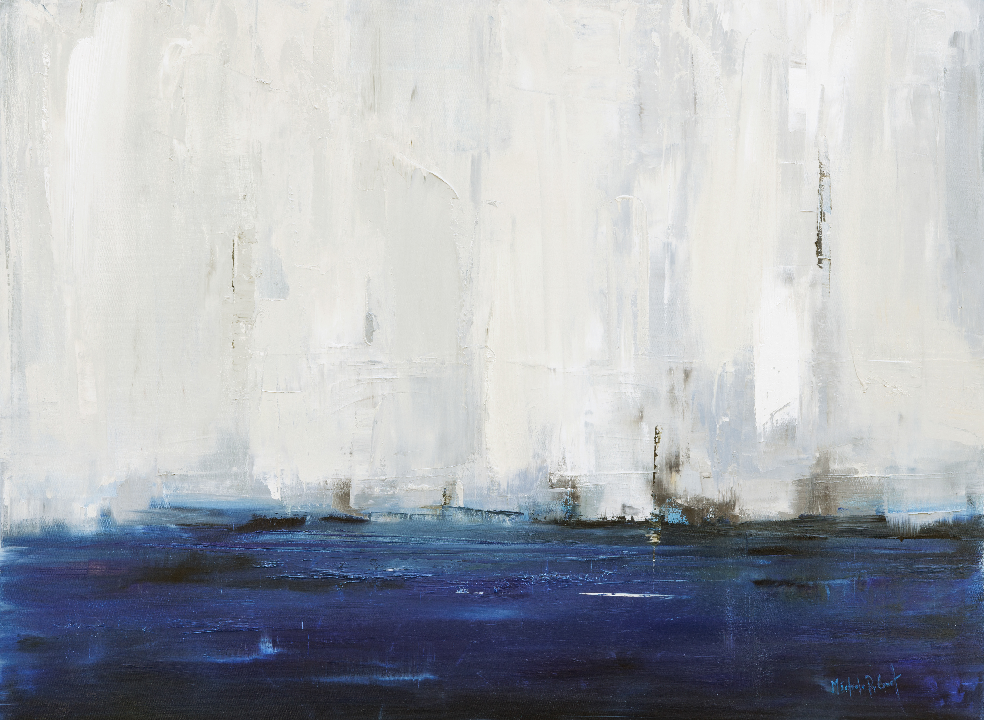 BLUE CITY 36X48 OIL ON CANVAS(SOLD) PRINTS AVAILABLE