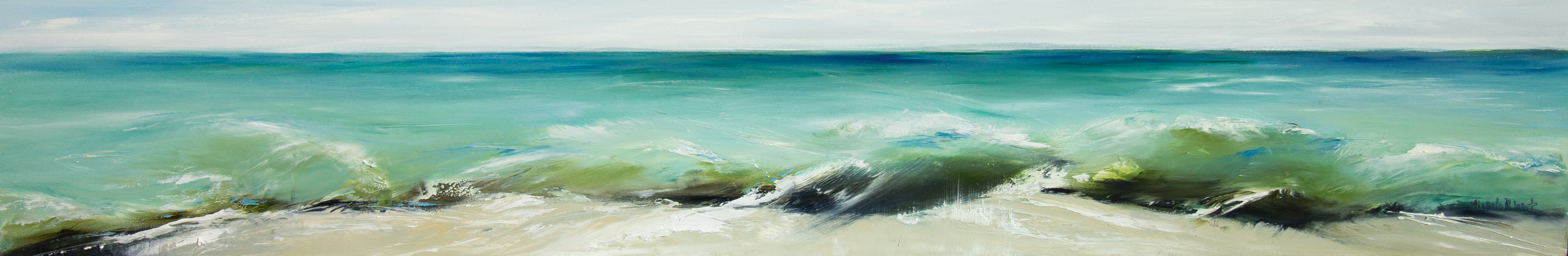 SPLASH AROUND 8X48 OIL ON CRADLE