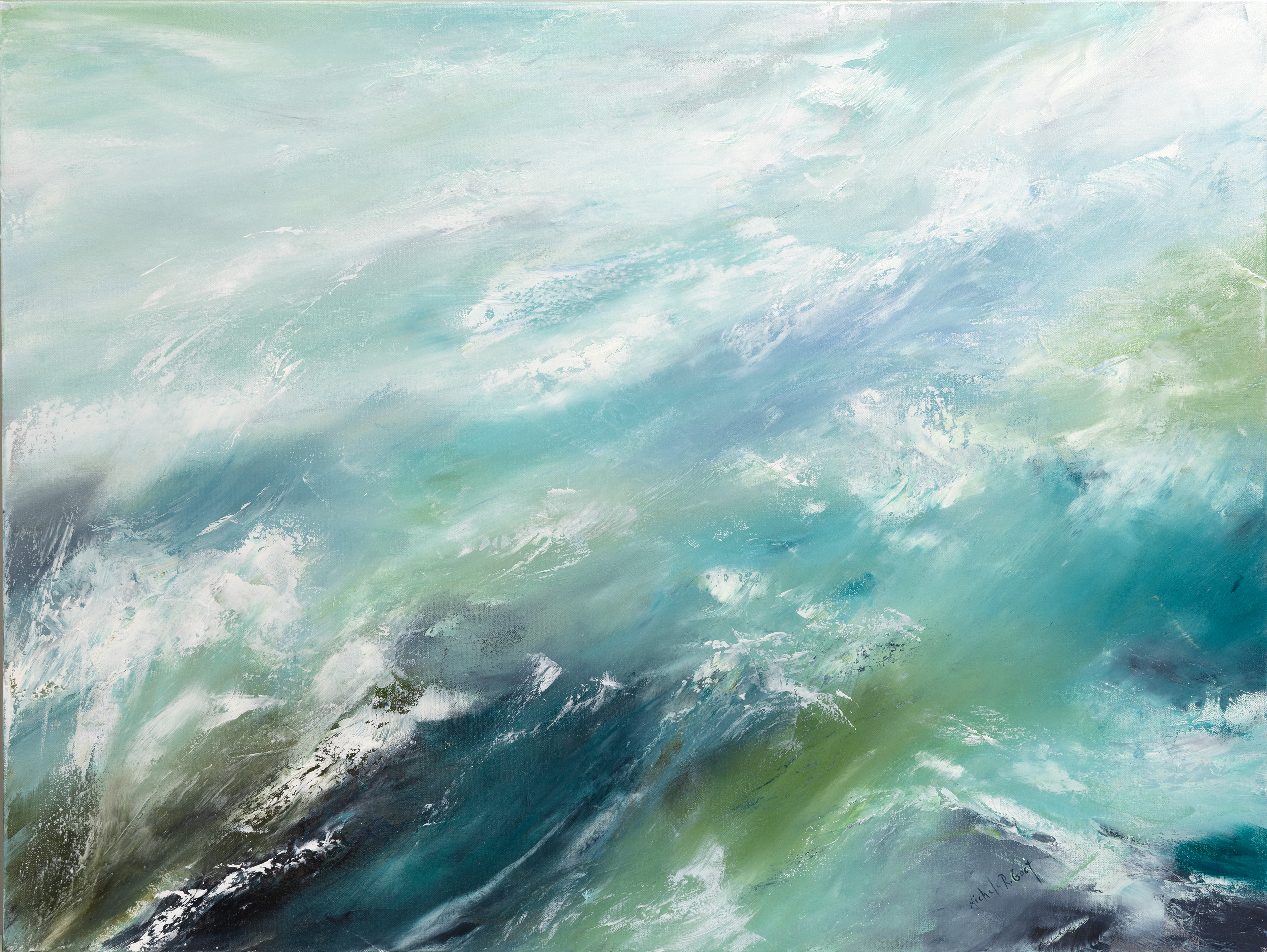 DEEP WATERS 30X40 OIL ON CANVAS