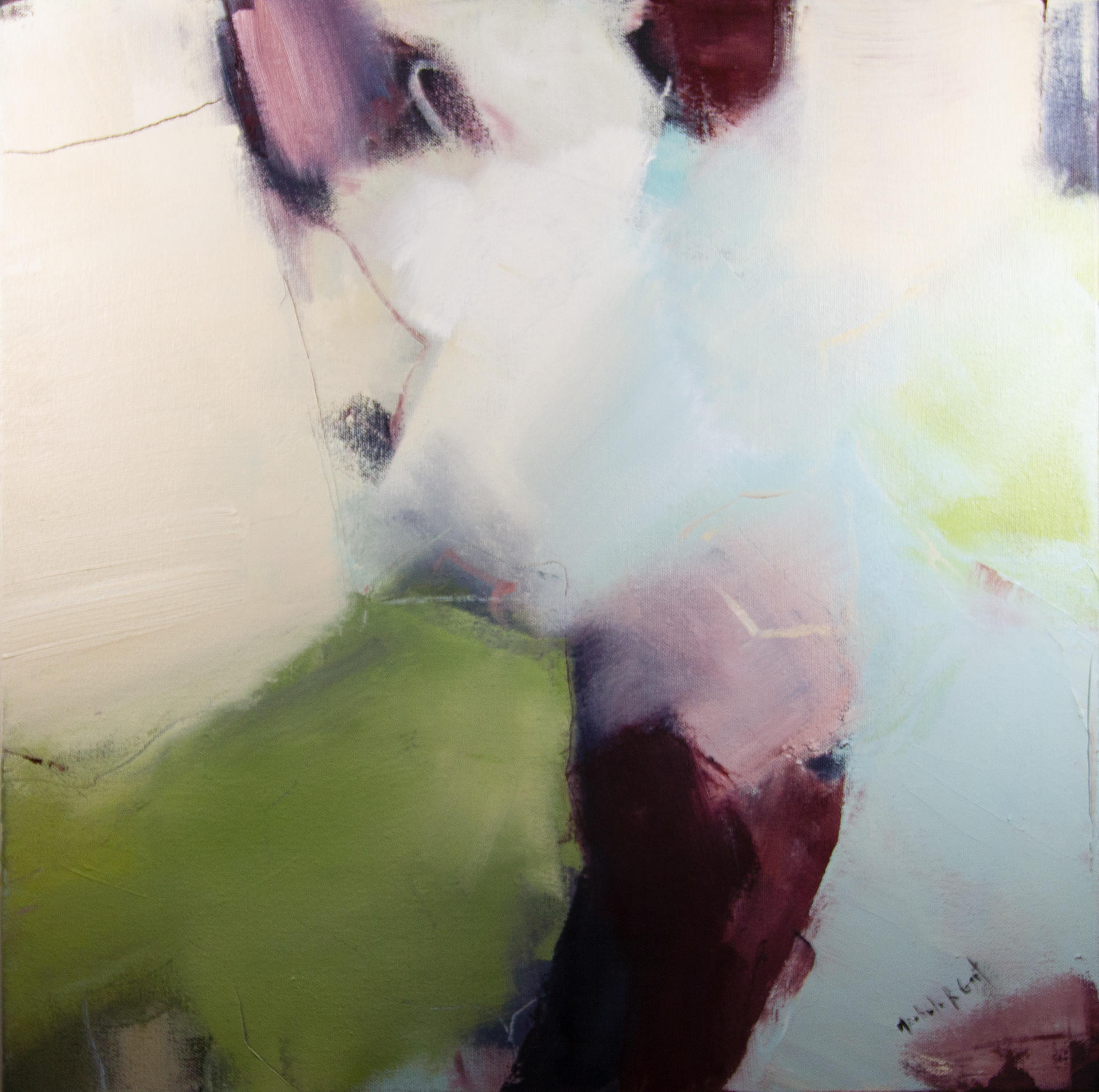 A STATED INTENT 20X20 OIL ON CANVAS